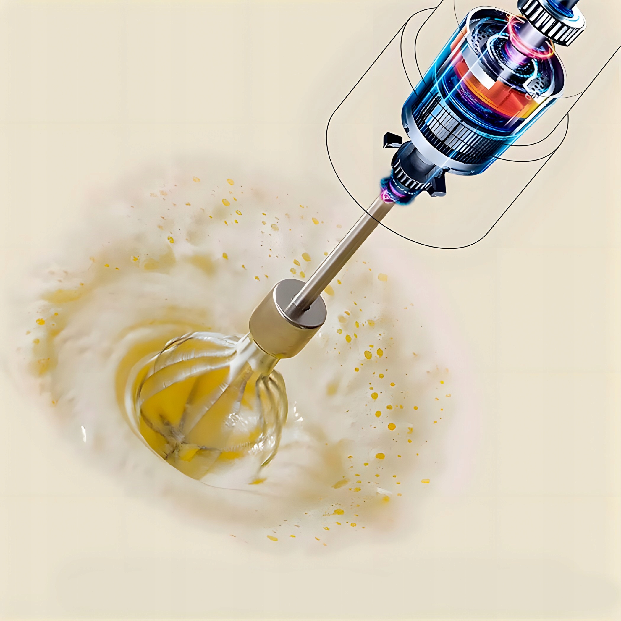 Blender ręczny Retoo Bledner OR1106 1200 W srebrny/szary