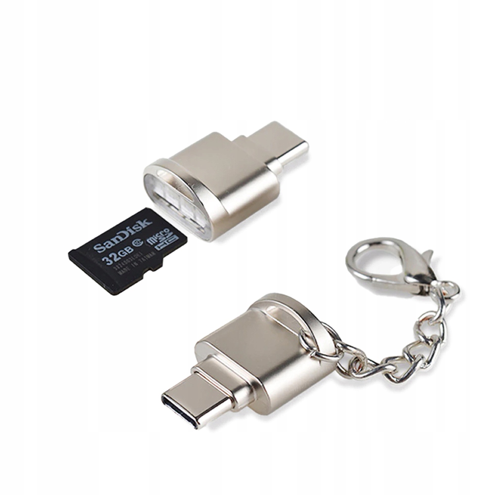 CZYTNIK KART micro SD TF USB OTG USB typu C mini