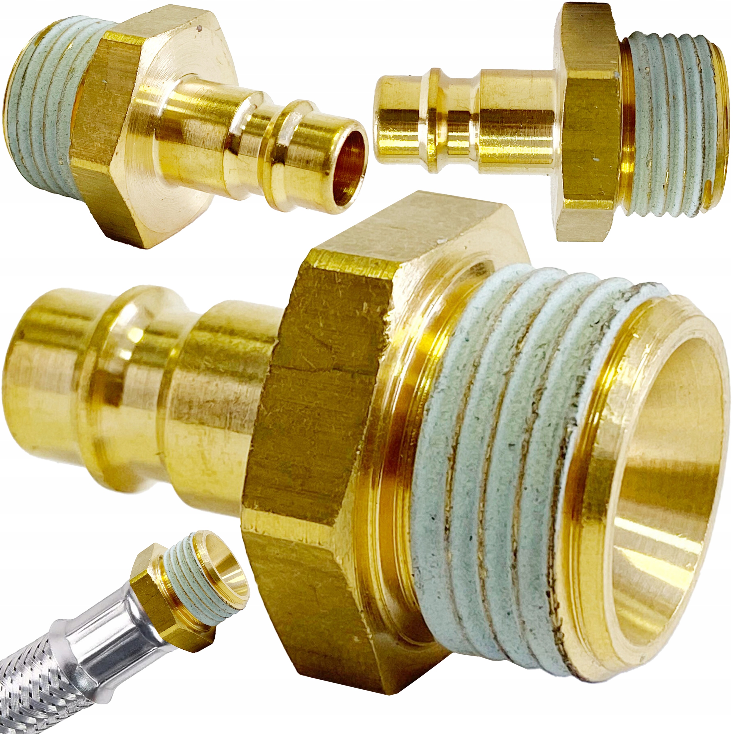 WTYK Szybkozłączki Pneumatycznej 1/2 gwint zewnętrzny WTYCZKA KRÓCIEC