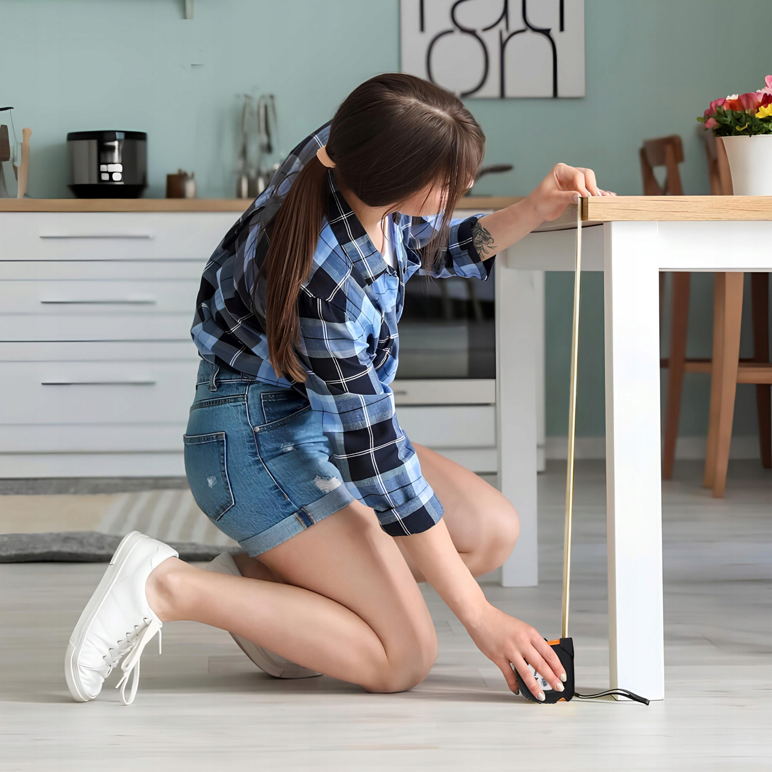 Taśma miernicza 5 m VERGIONIC - zwijana miarka budowlana z blokadą