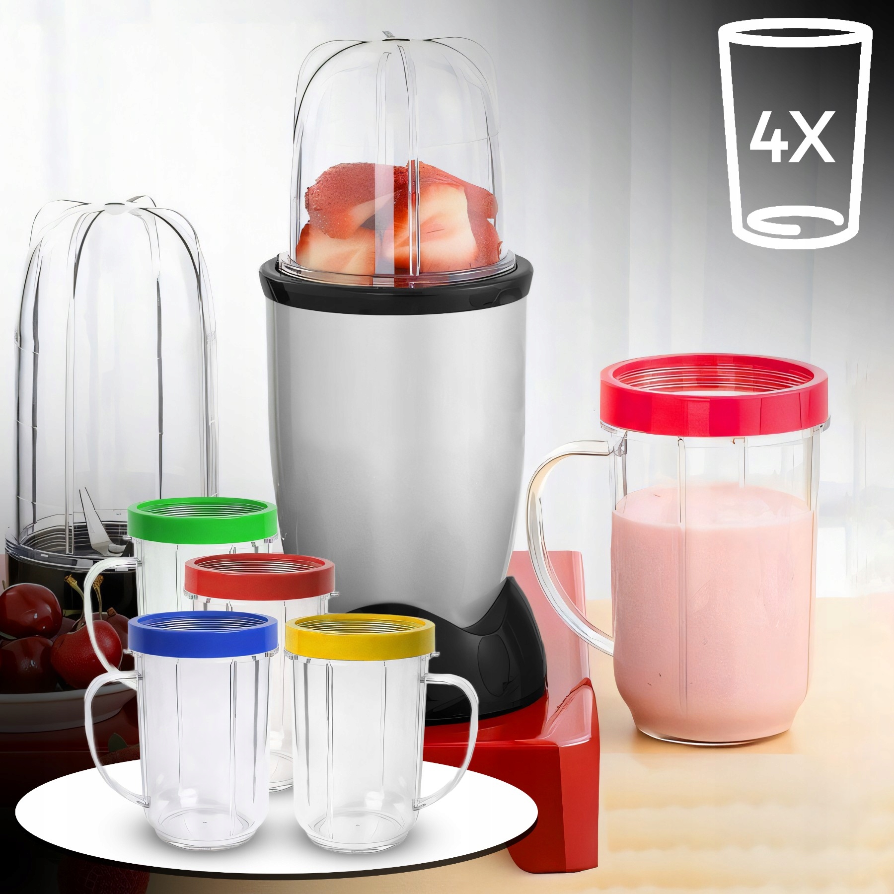 Blender kielichowy RETOO E606-1 250 W srebrny