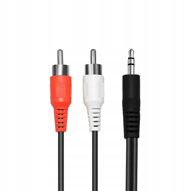 Kabel RETOO 3,5 mm minijack (3,5 mm) - 2x RCA (cinch) 1,5 m