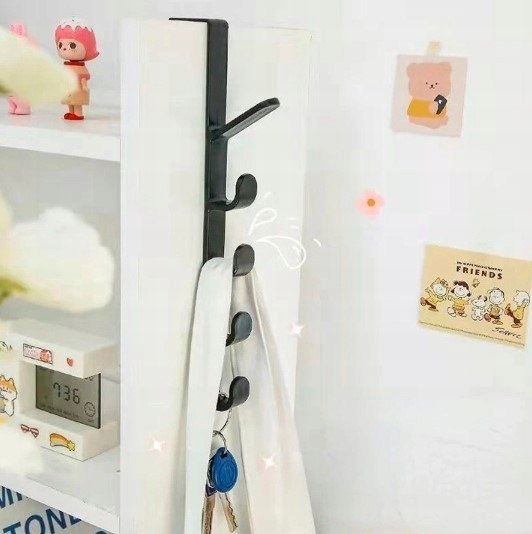 WIESZAK NA DRZWI DO ŁAZIENKI PRZEDPOKOJU NA SZAFKĘ BEZ WIERCENIA 5 HACZYKÓW