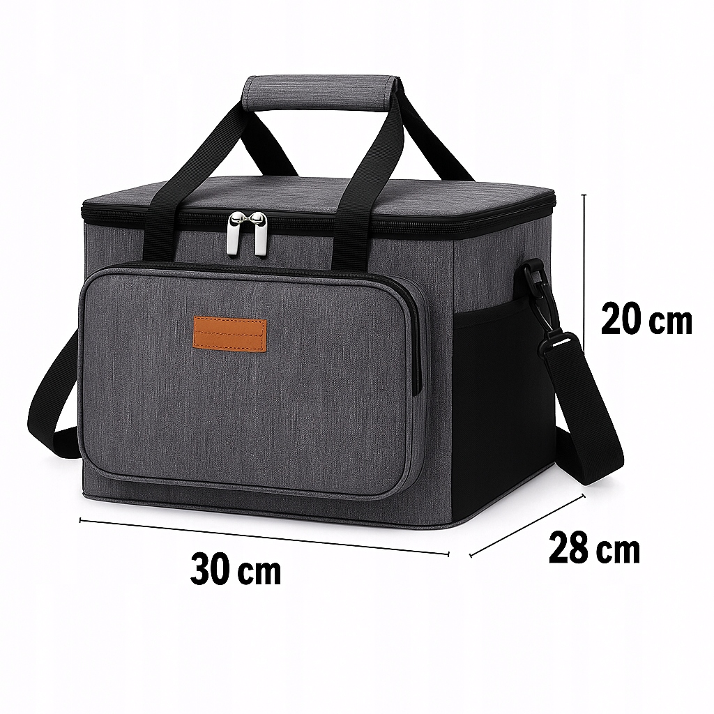 Torba termiczna MEMFLOW Torba termiczna 18L termoizolacyjna szary 18 l