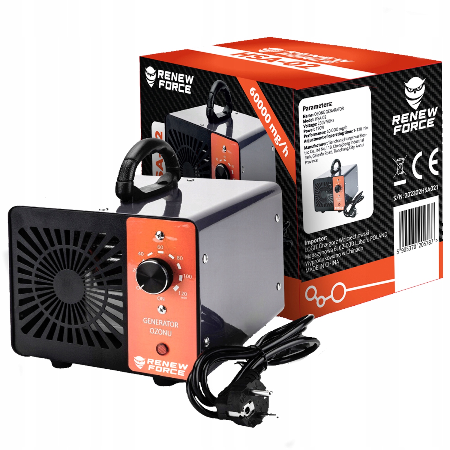 Generator ozonu Renew Force HSA-02