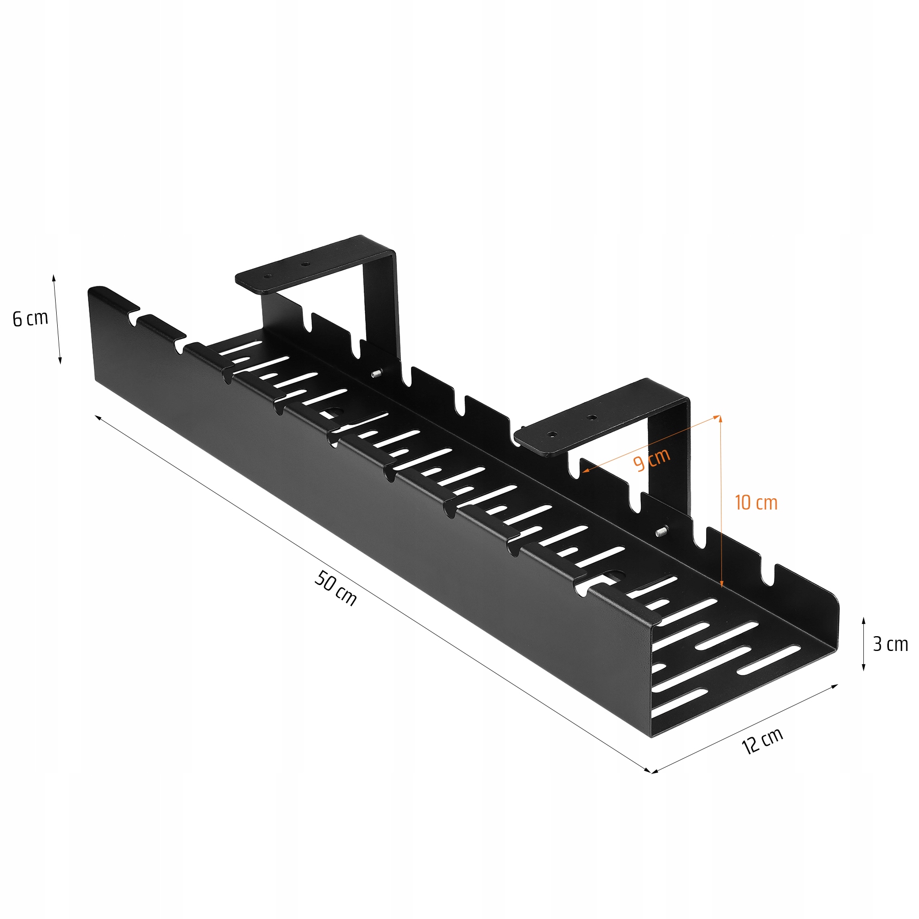 ORGANIZER KABLE PRZEWODY BLAT BIURKO KOSZYK PÓŁKA
