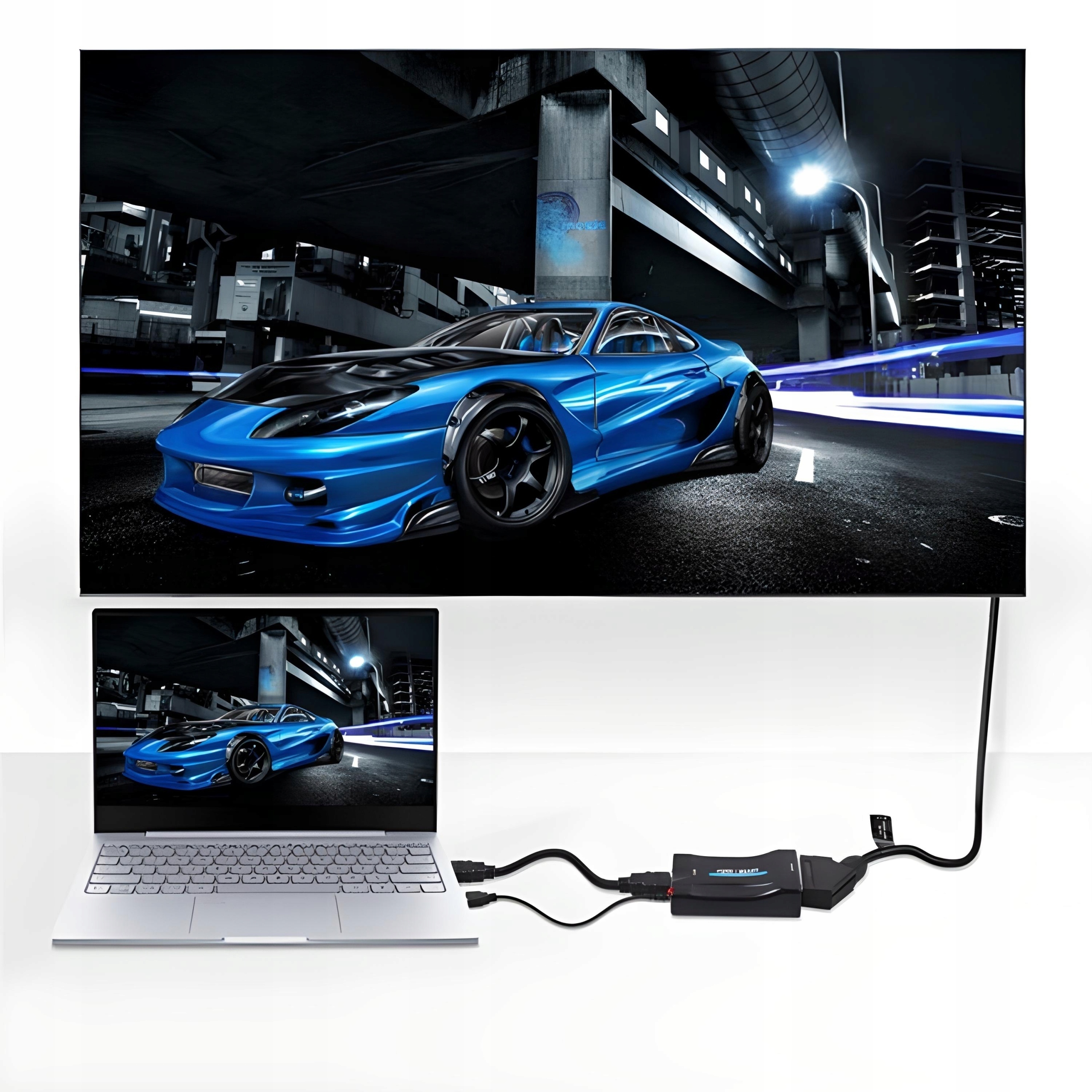 Przejściówka SCART-HDMI Retoo E392