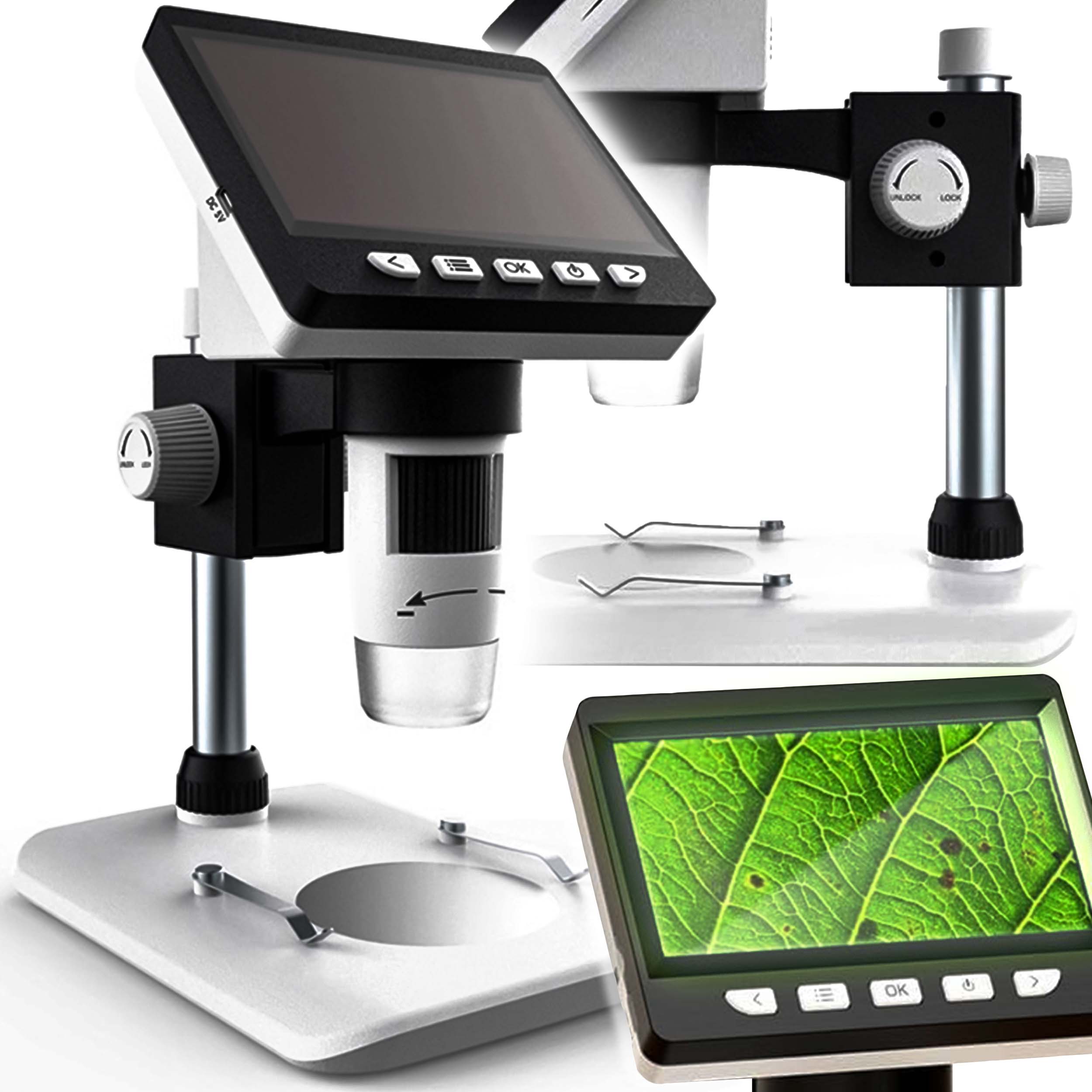 Mikroskop cyfrowy MIKROSKOP DO LUTOWANIA NAUKI EDUKACYJNY 1000X 1000 x