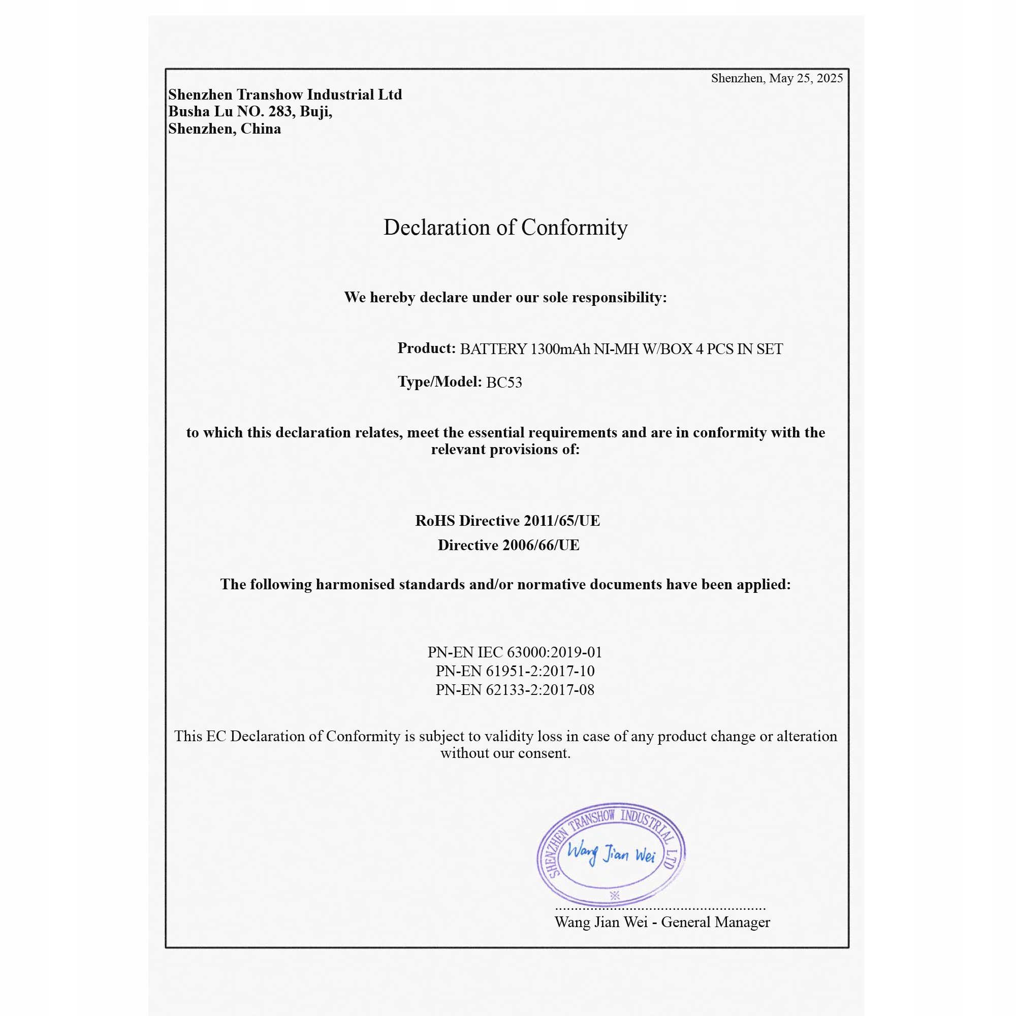 Akumulator niklowo-metalowo-wodorkowy (NiMH) VEZO AAA (R3) 1300 mAh 4 szt.