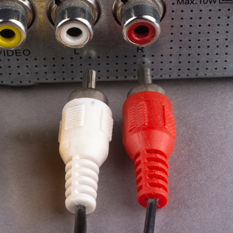 Kabel RETOO 3,5 mm minijack (3,5 mm) - 2x RCA (cinch) 1,5 m