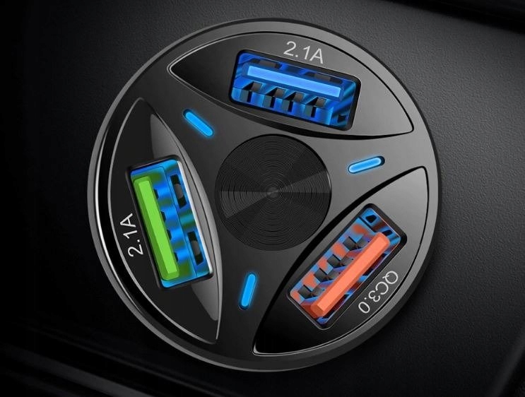 Ładowarka samochodowa USB Interlook 3100 mA