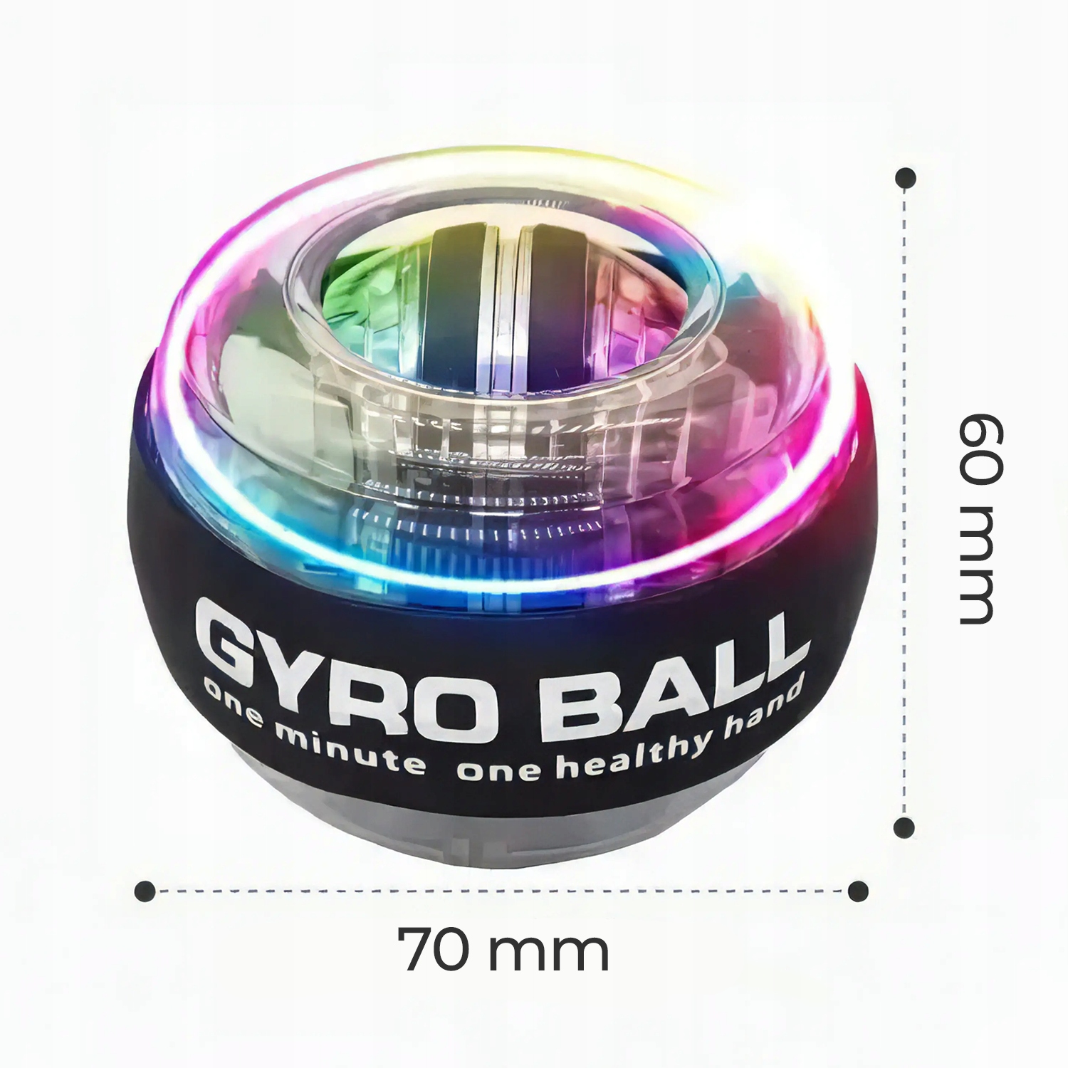 Kula żyroskopowa Renew Force TRENER AUTOSTART ŚCISKACZ SIŁA MEGA