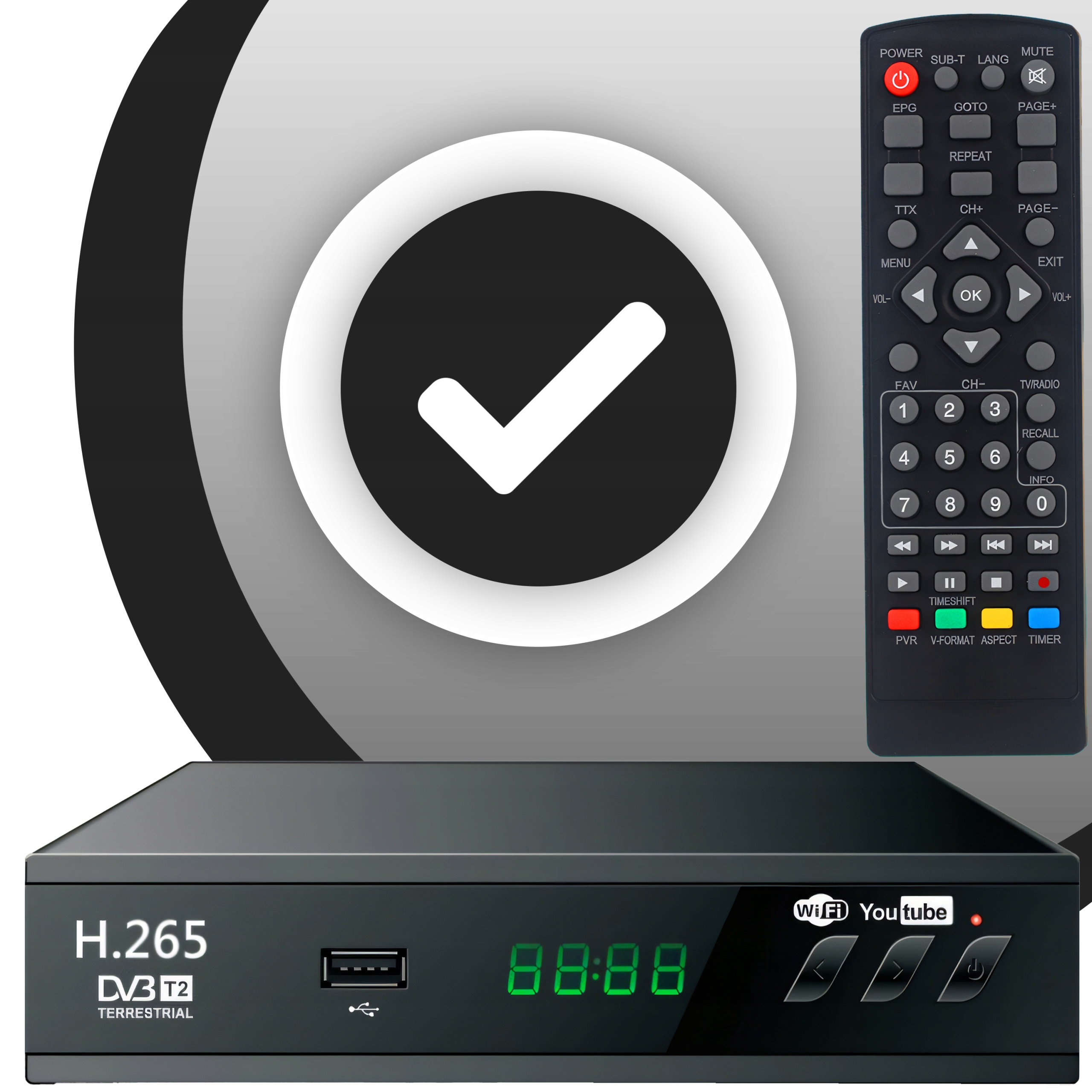 Tuner DVB-T2 RETOO ER1238
