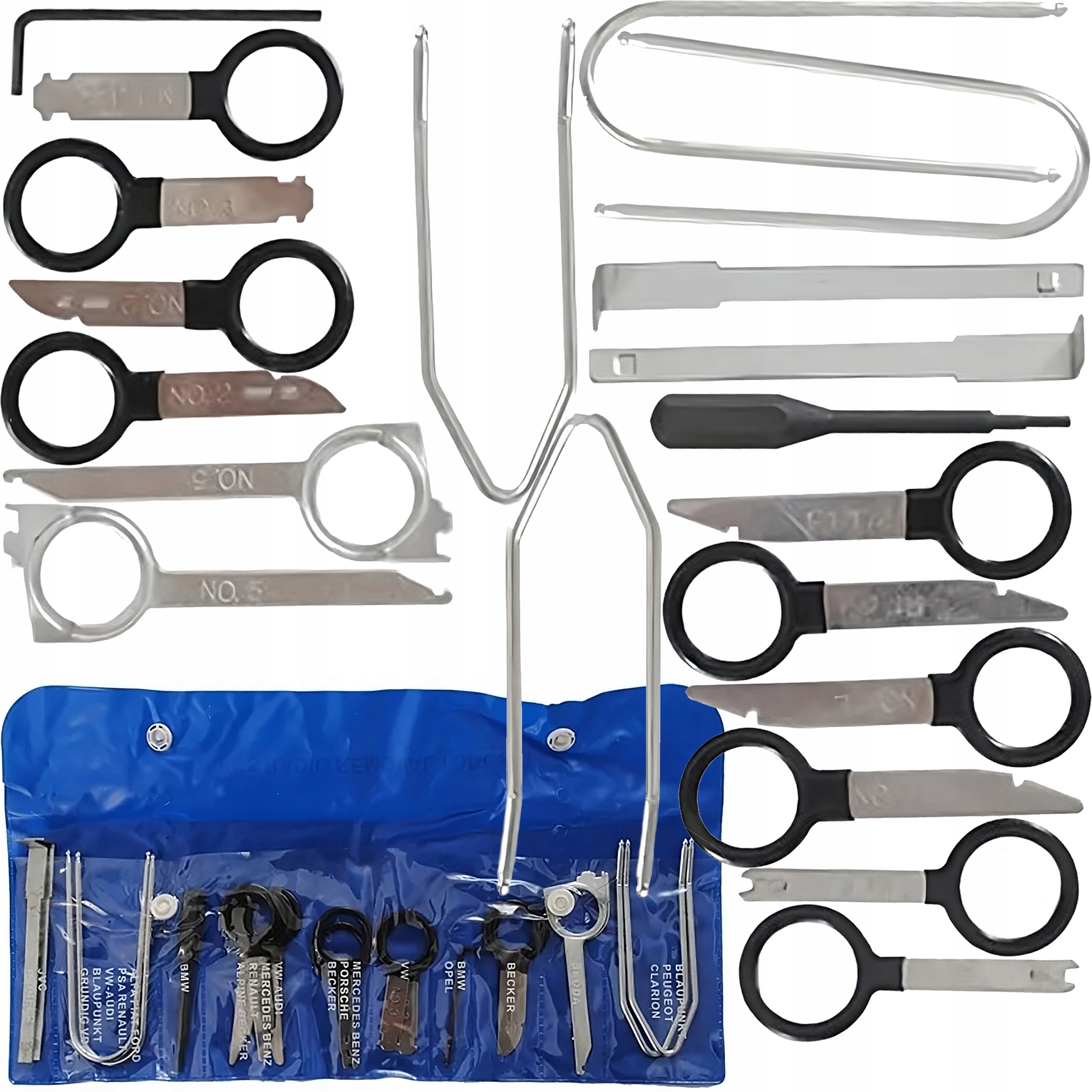 Zestaw do demontażu radia I nawigacji Retoo 20 elementów