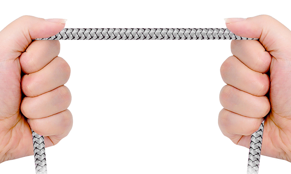 Kabel Interlook USB - USB typ C 1 m srebrny