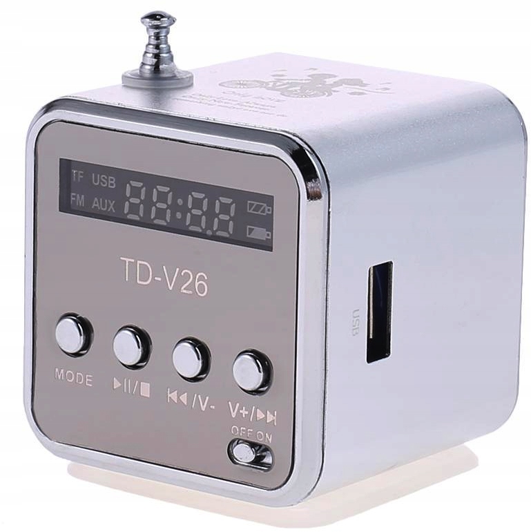 Radio sieciowo-bateryjne FM RETOO TD-V26