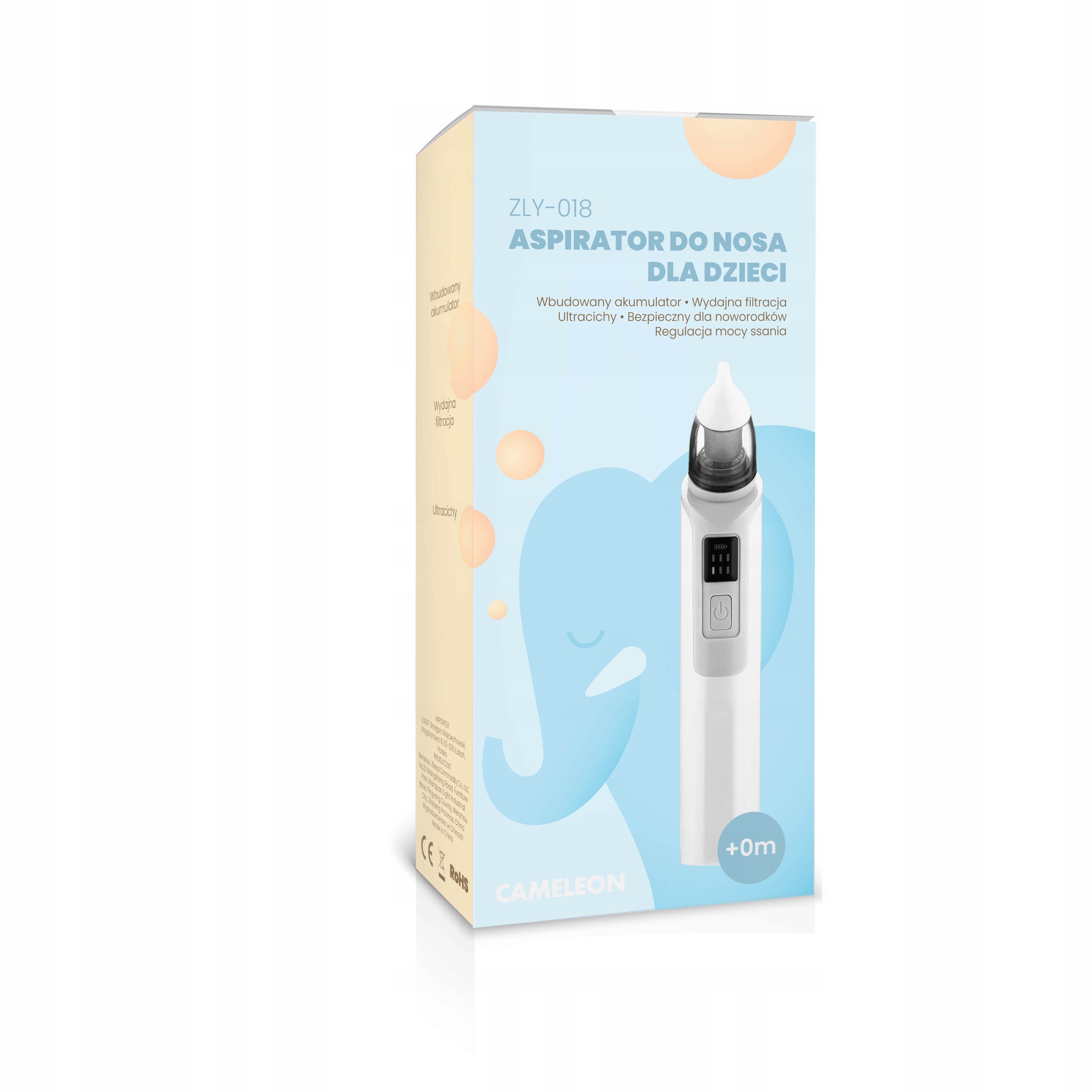 Aspirator elektryczny Cameleon BATERYJNY AUTOMATYCZNY DUŻA MOC