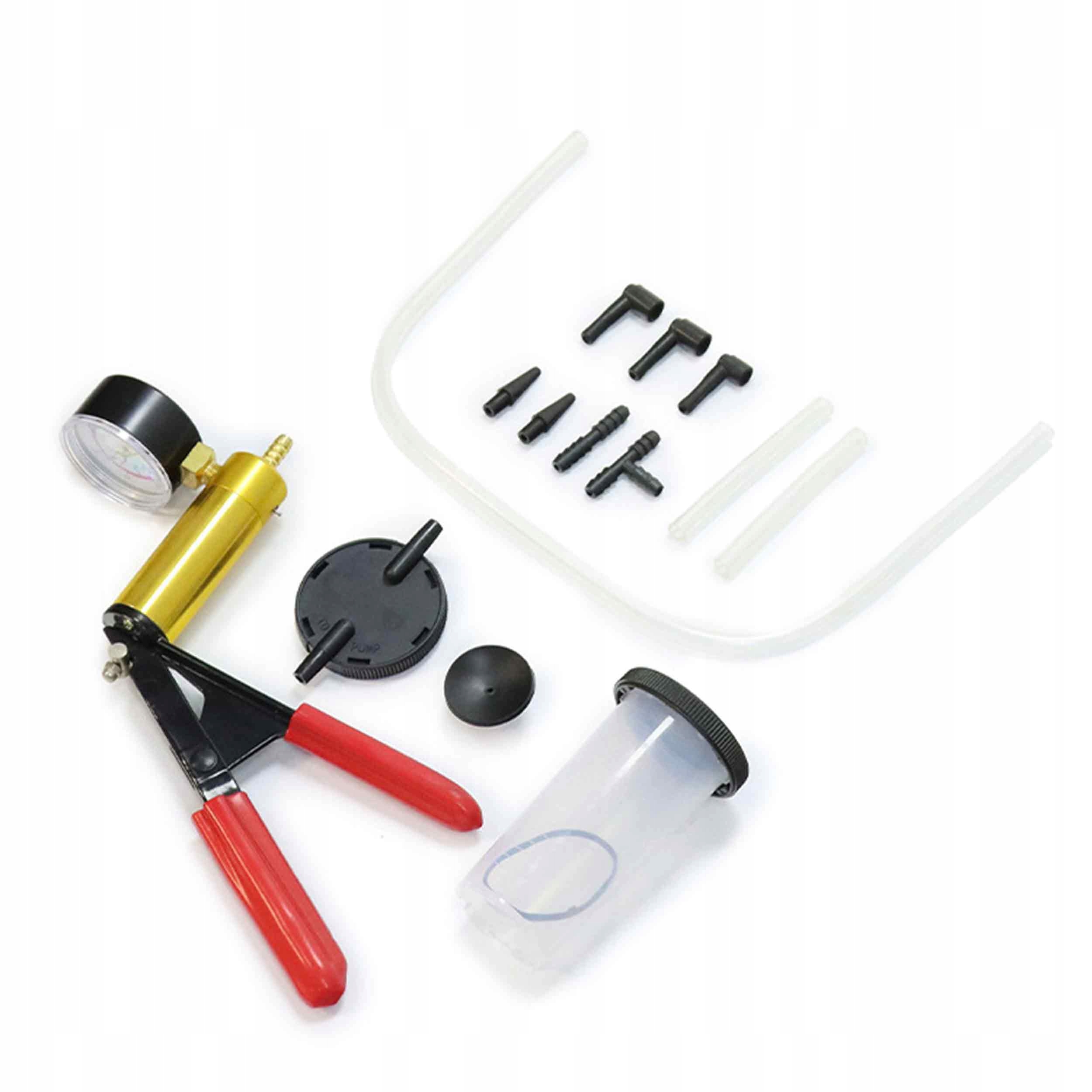 POMPA PRÓŻNIOWA PODCIŚNIENIOWA POMPKA CIŚNIENIOWA ZESTAW ETUI WALIZKA 120ML