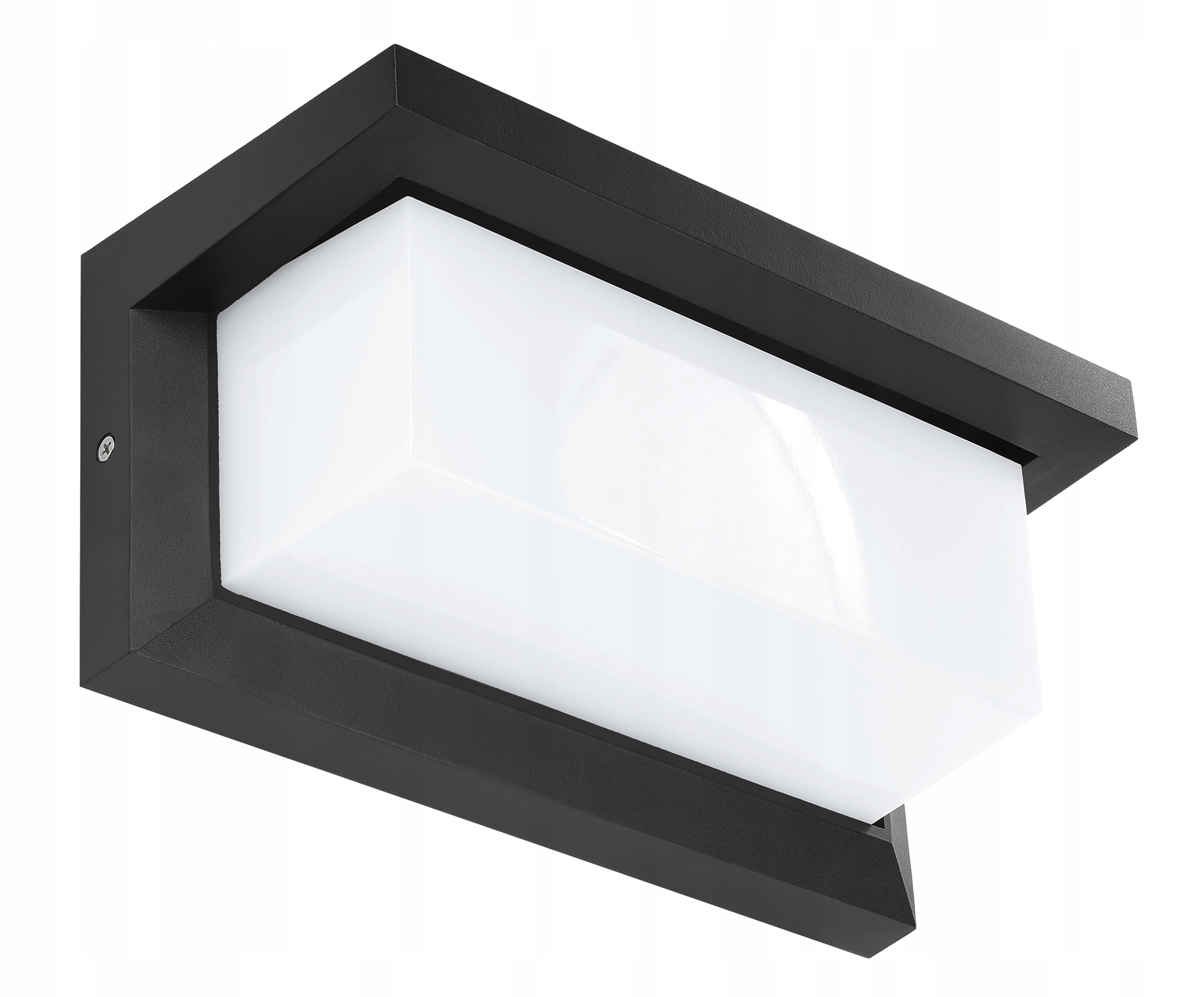 Kinkiet ogrodowy Interlook biały, czarny zintegrowane źródło LED 12 W