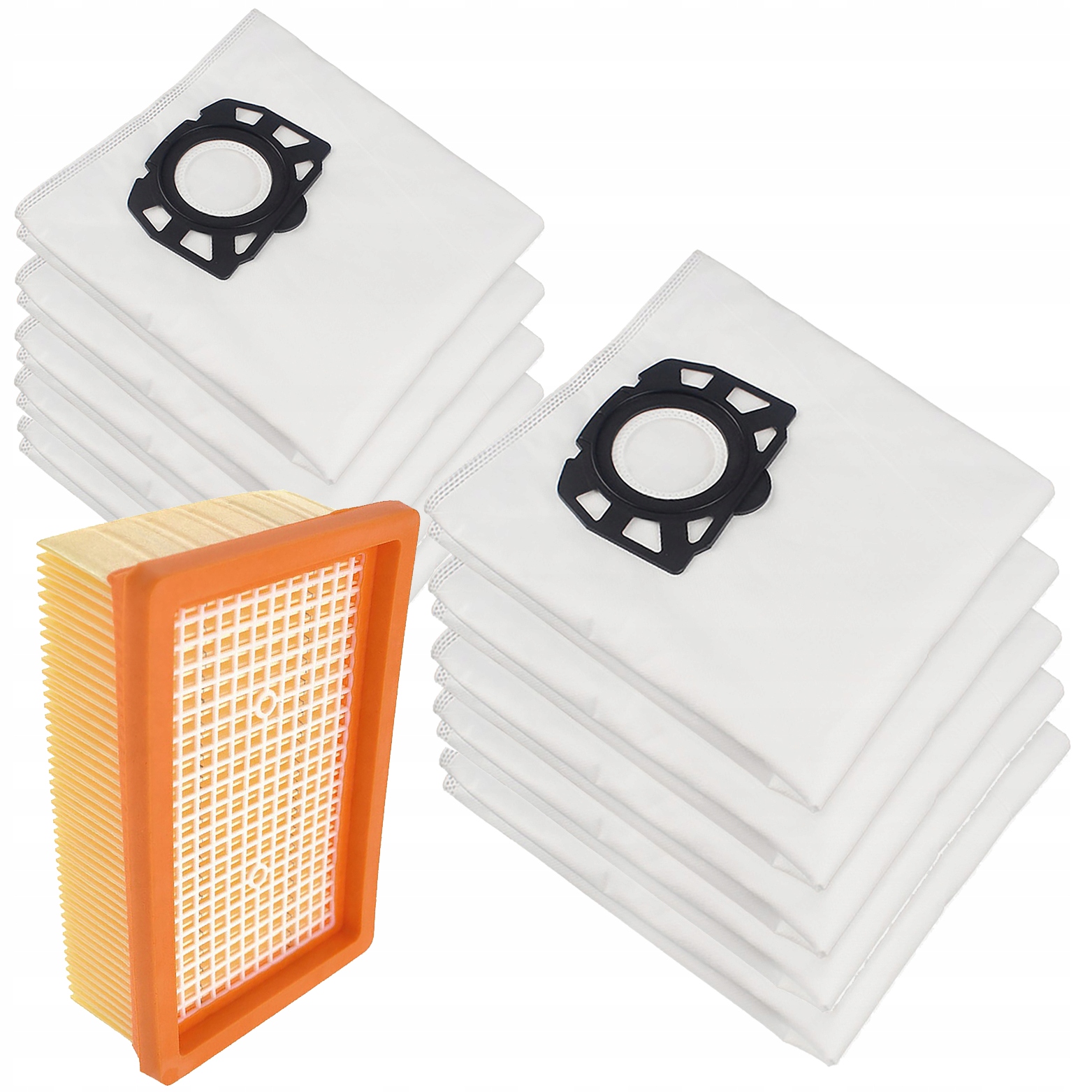 10x WORKI FILTR DO ODKURZACZA KARCHER WD4 WD5 WD6 PREMIUM KWD6 MV4 MV5 MV6