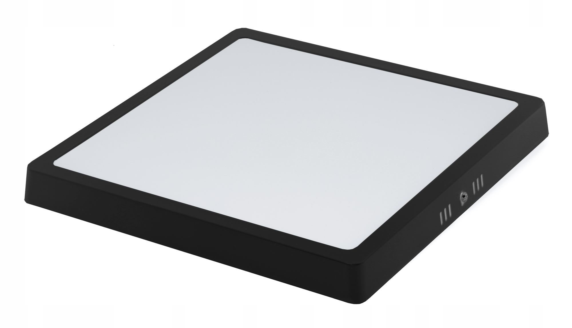 Plafon kwadratowy Interlook 28 x 2,7 cm czarny