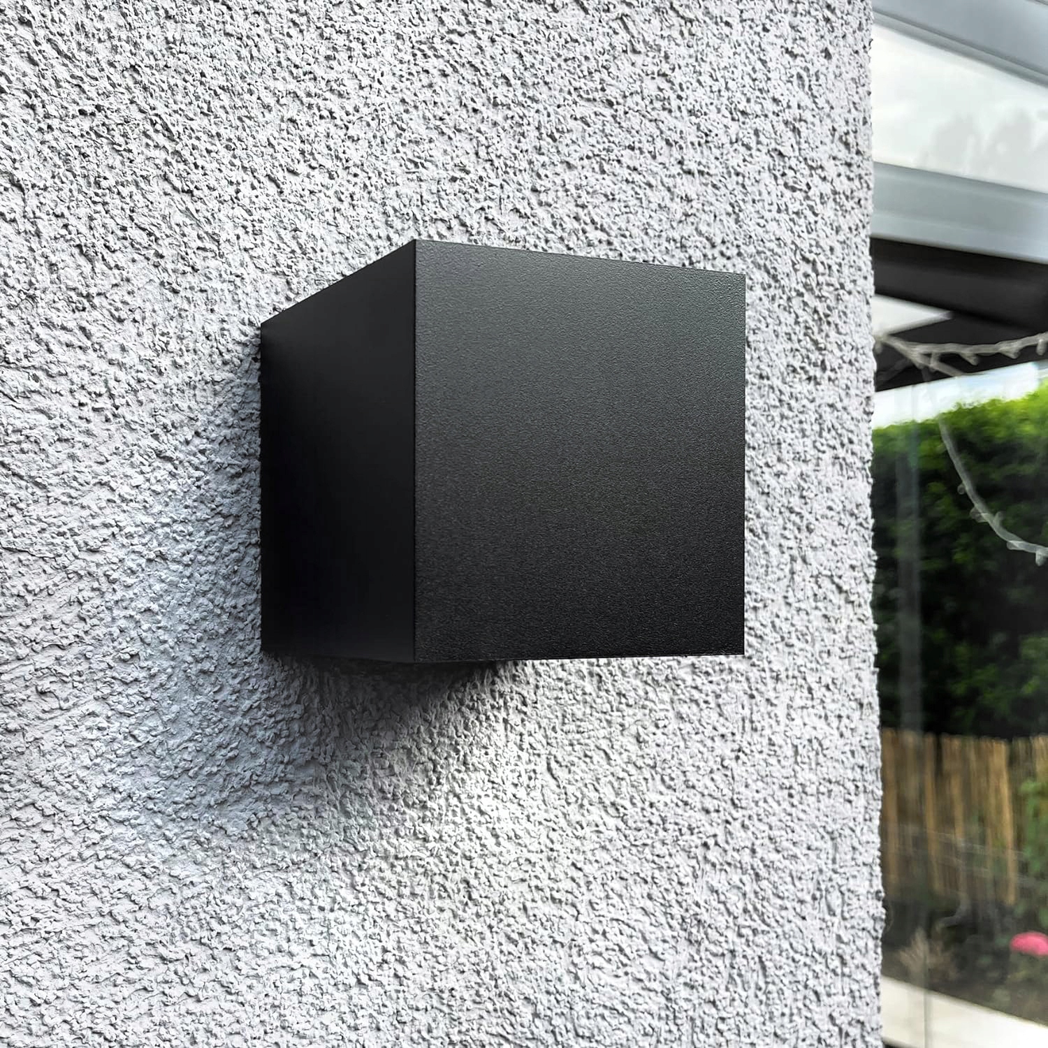 Kinkiet ogrodowy Interlook czarny zintegrowane źródło LED 6 W