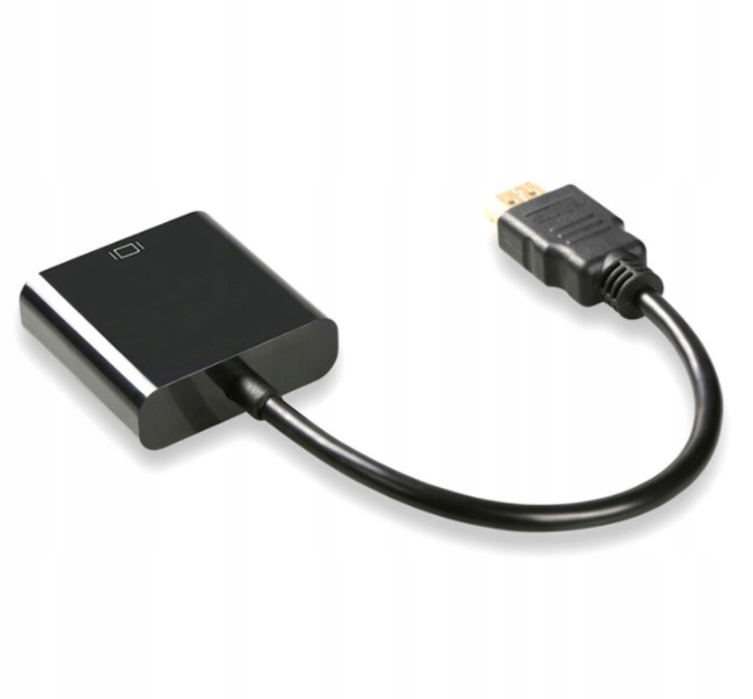 Konwerter z HDMI Interlook H-V1B-20 czarny