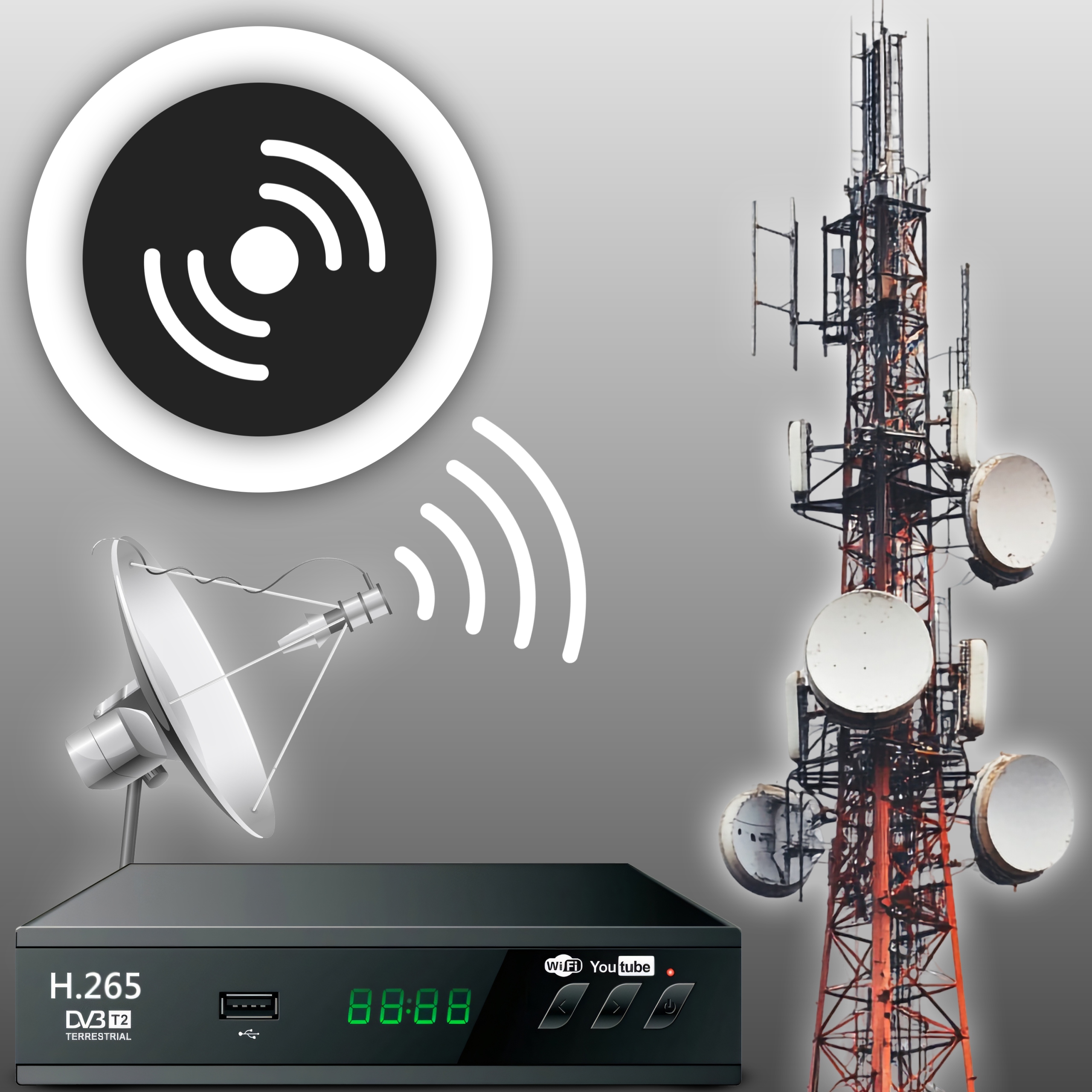 Tuner DVB-T2 RETOO ER1238