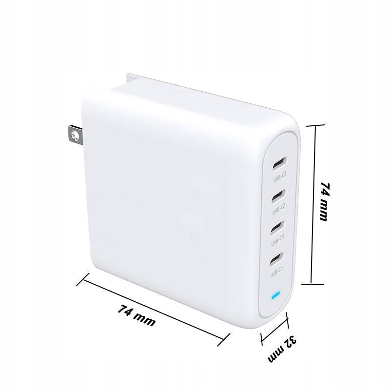 ŁADOWARKA DO KILKU URZĄDZEŃ HI5 135W PD ADAPTER 4X