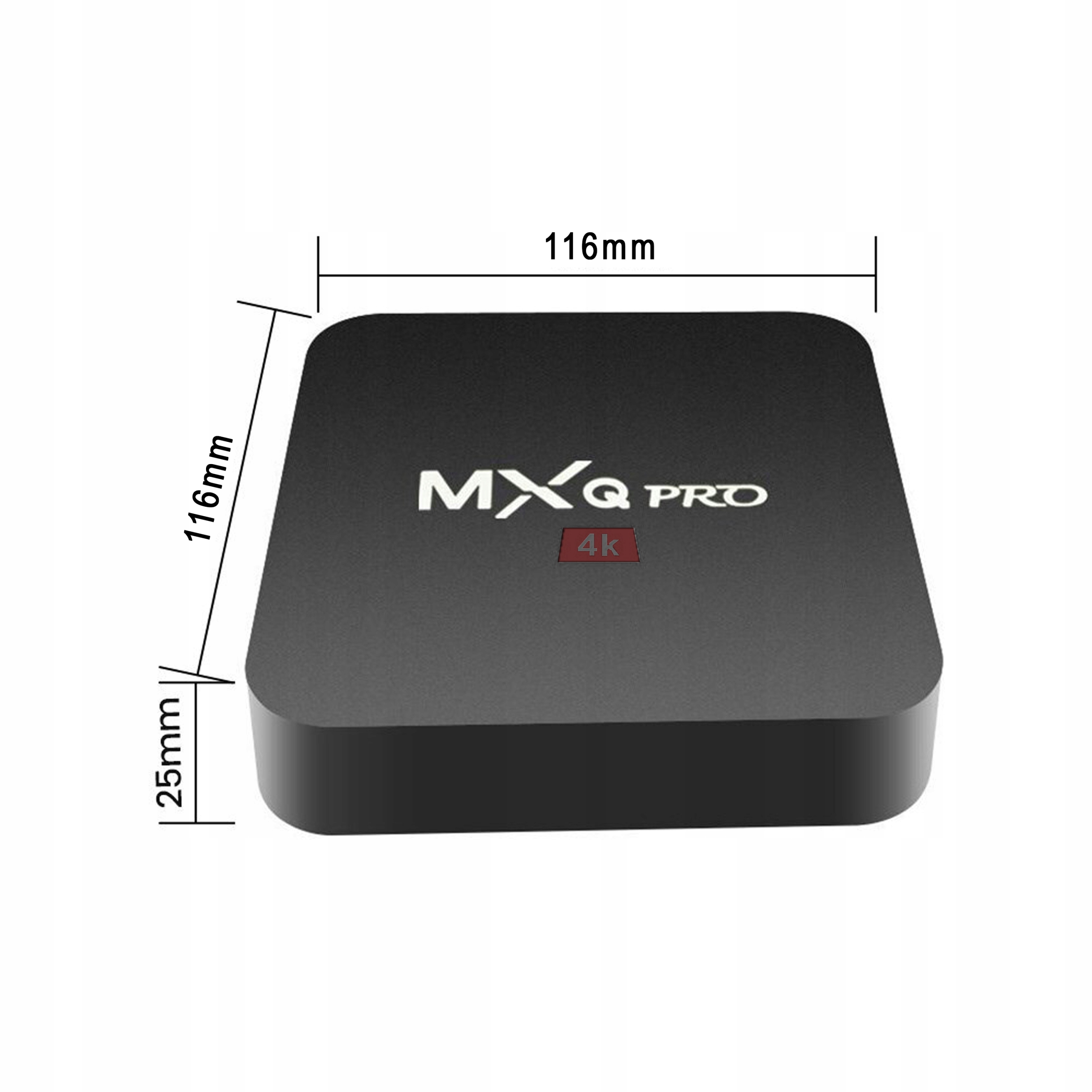 SMART TV BOX 8GB MXQ PRO 4K DEKODER Android 11.1 WIFI MULTIMEDIA + PILOT