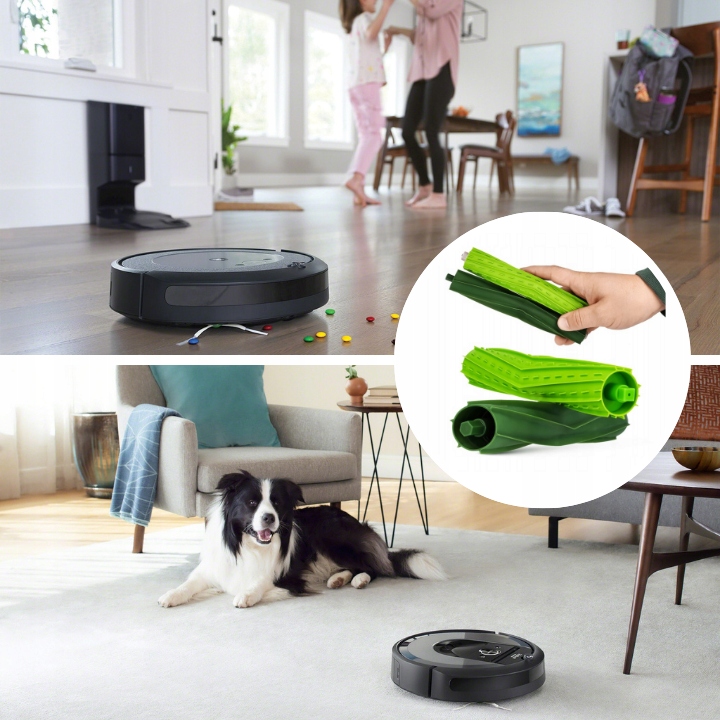 6x SZCZOTKI ROLKI WAŁKI DO iRobot ROOMBA E4 E5 E6 E7 I3 I4 I5 I6 I7 I8 J7