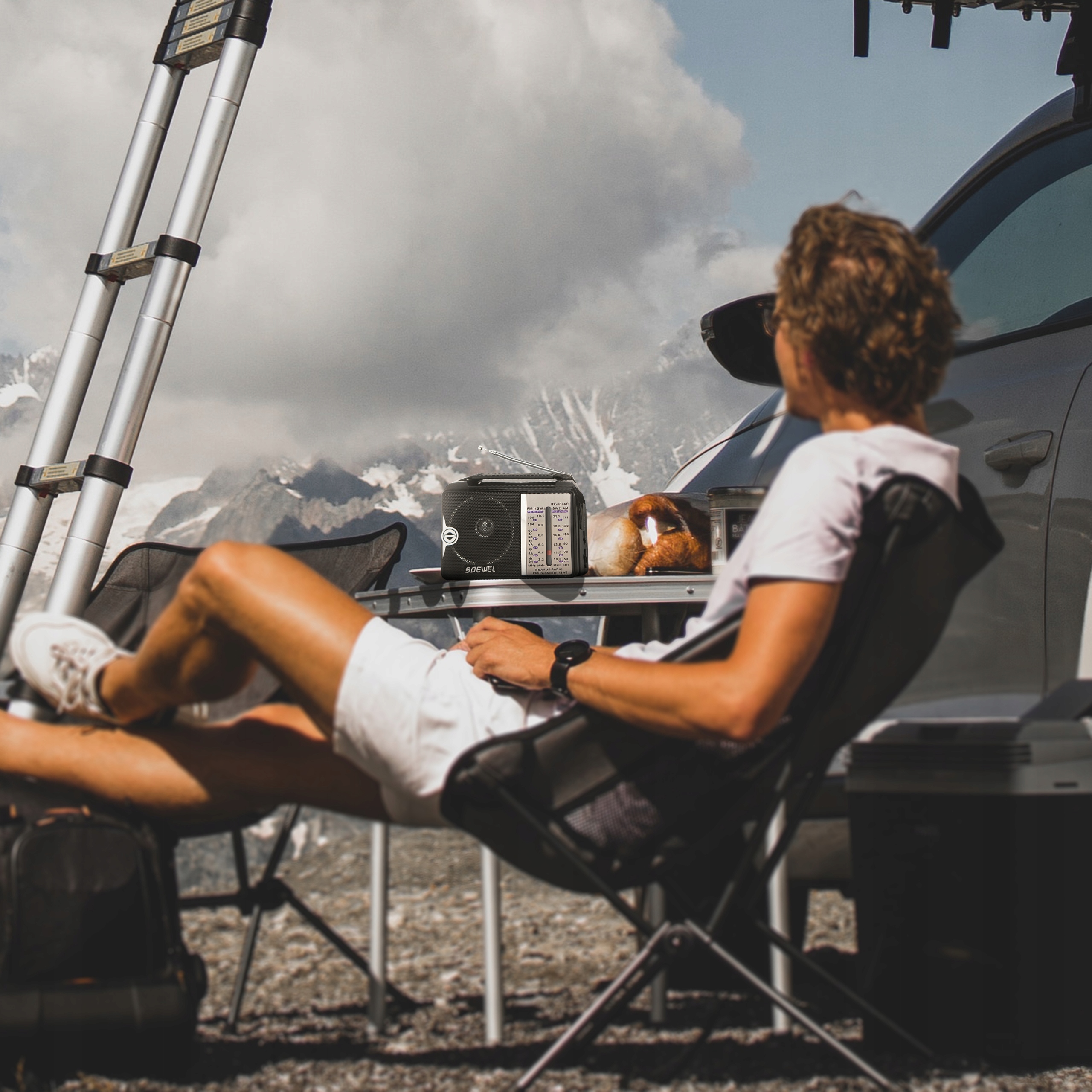 Radio sieciowo-bateryjne AM RETOO E659