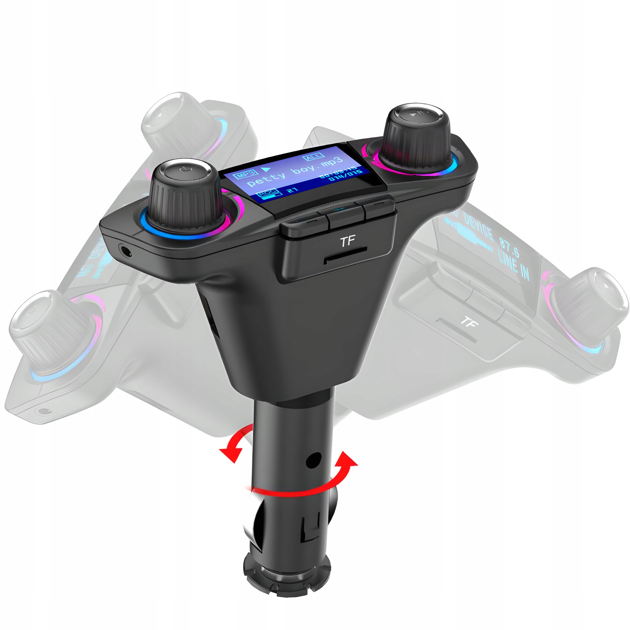 Transmiter samochodowy FM RETOO BT06