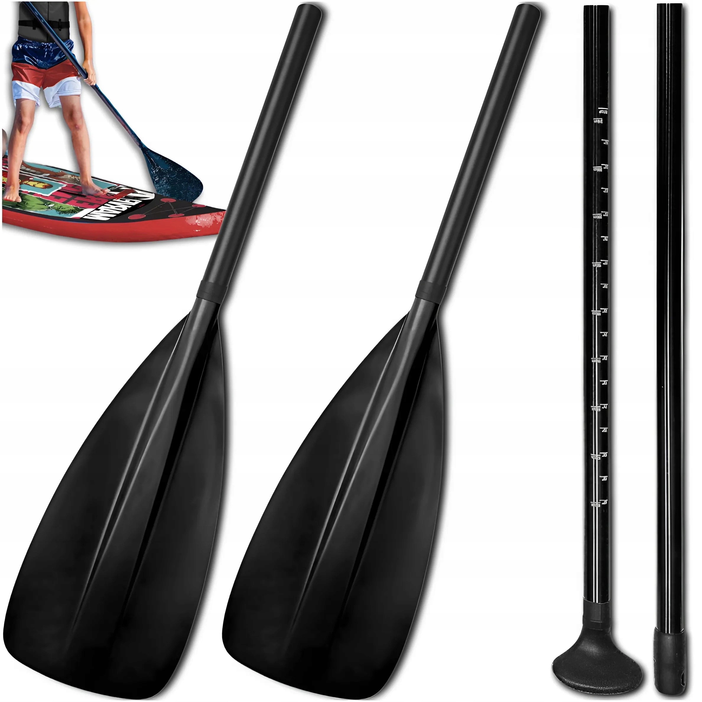 SKŁADANE WIOSŁO KAJAKOWE DO DESKI SUP 2w1 REGULOWANE 4-CZĘŚCIOWE 229CM