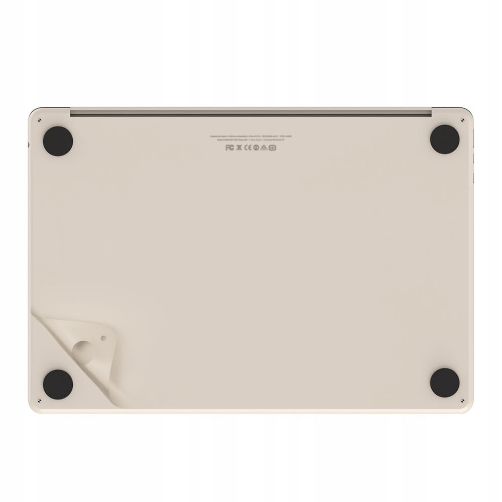 JCPAL FOLIA OCHRONNA DO MACBOOK AIR 15" M2 2023 starlight