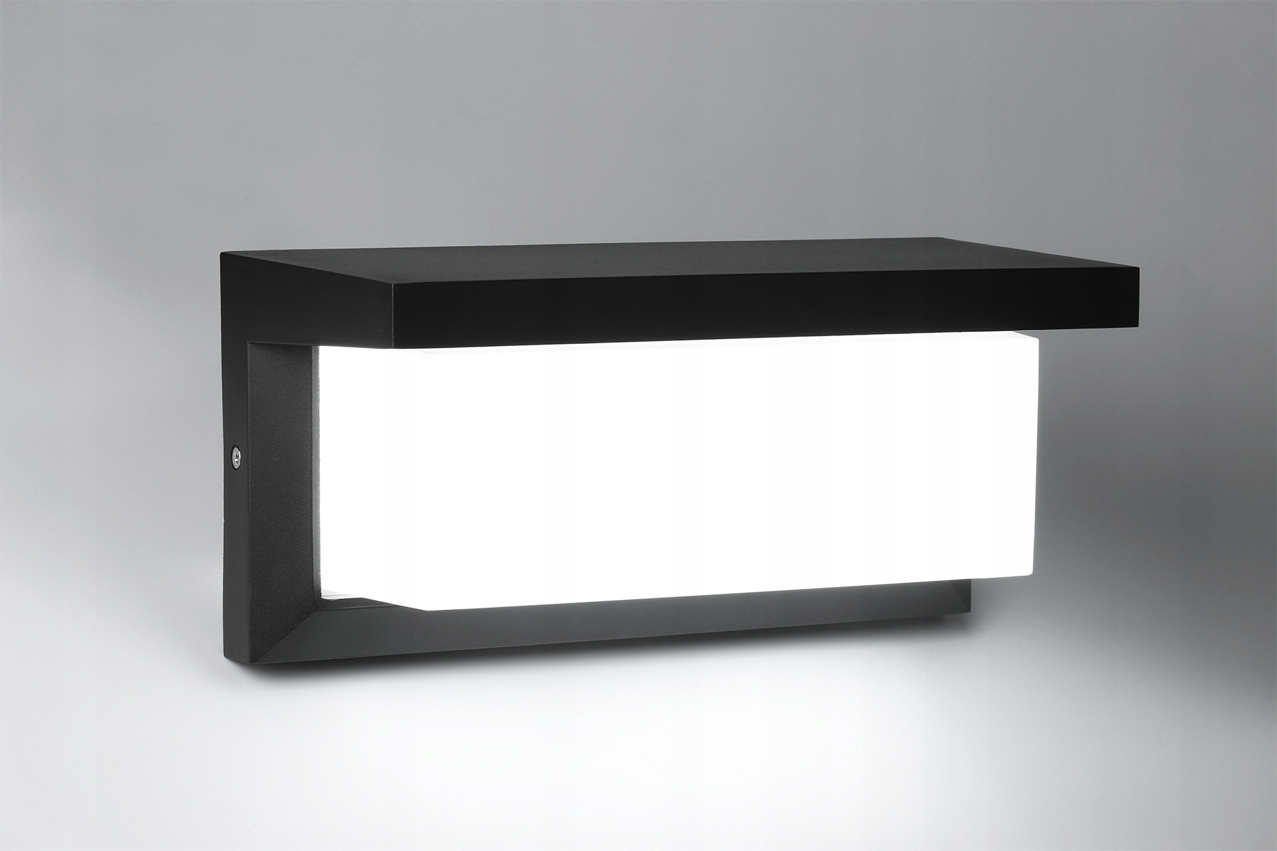 Kinkiet ogrodowy Interlook biały, czarny zintegrowane źródło LED 12 W