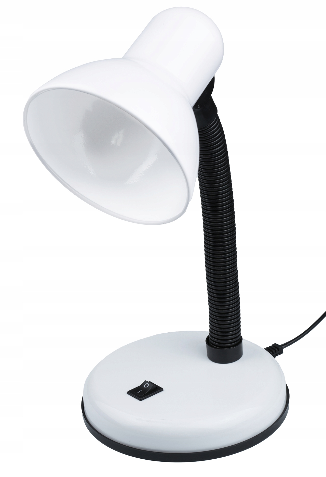 Lampka biurkowa Interlook Biurkowe do nauki biały moc do 40 W