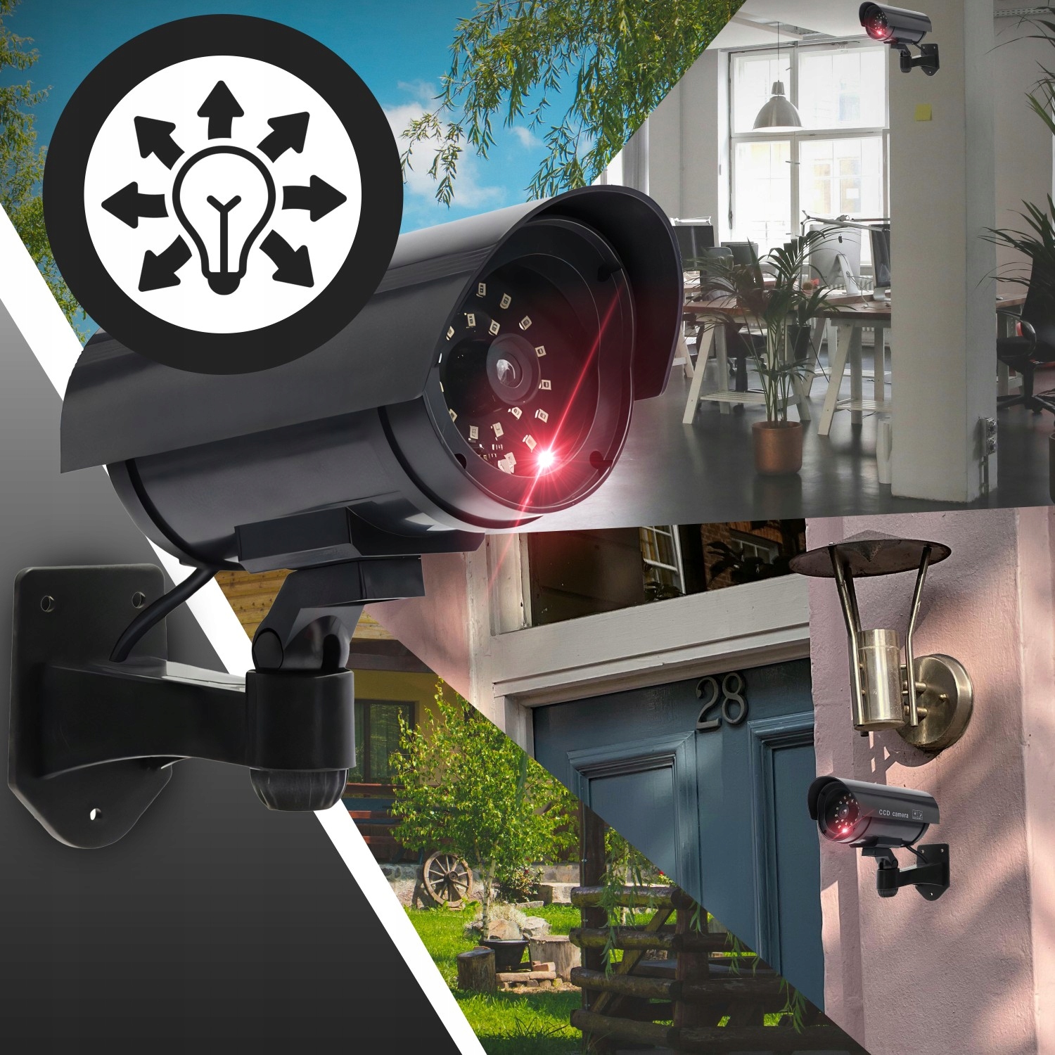 Atrapa kamery monitoringowej RETOO E057-1