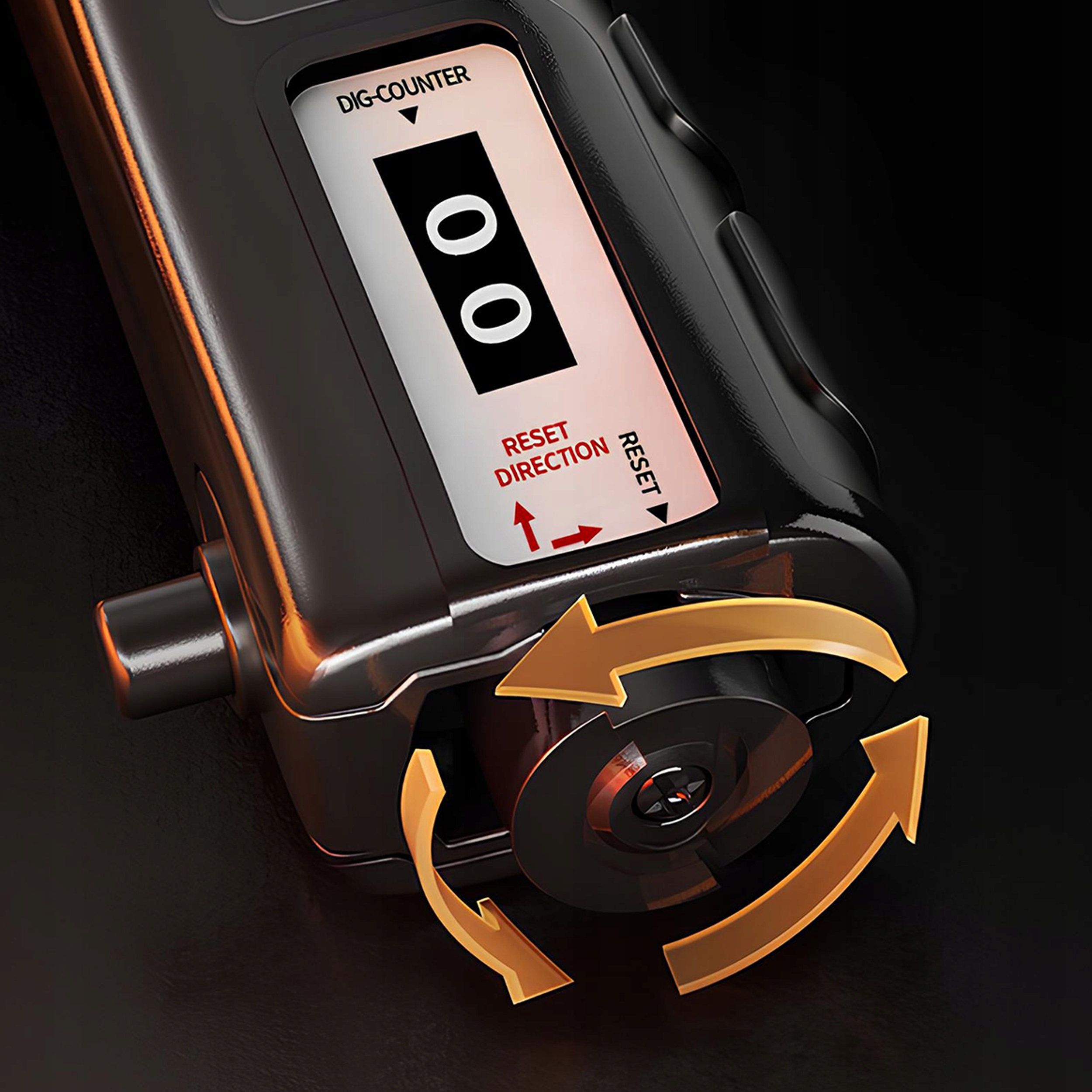 ŚCISKACZ DO RĄK DŁONI TRENING CHWYTU REGULOWANY OPÓR Z LICZNIKIEM 5-60 kg