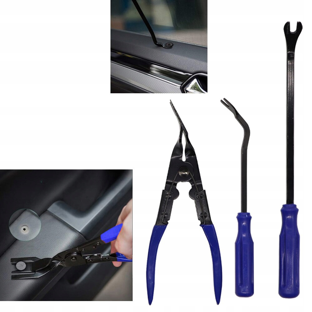 Zestaw ściągacze DO DEMONTAŻU USUWANIA TAPICERKI radia ściągacze 40 XXL