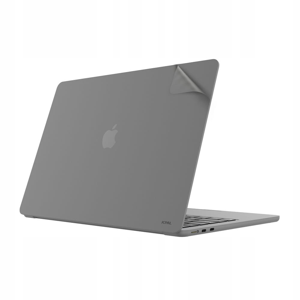 Folia JCPal MacGuard Space Gray 2w1 do MacBook Air 13" M2,2022 SZARA