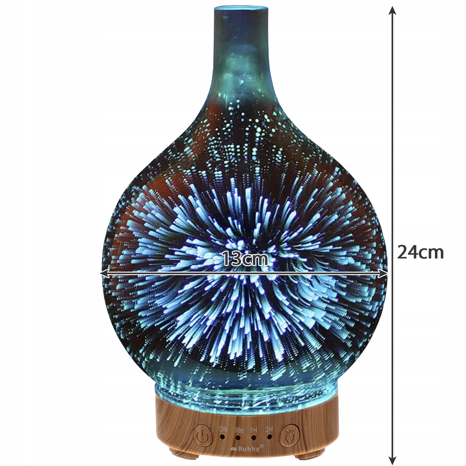 Nawilżacz powietrza Ruhhy Nawilżacz z aromaterapią i lampką
