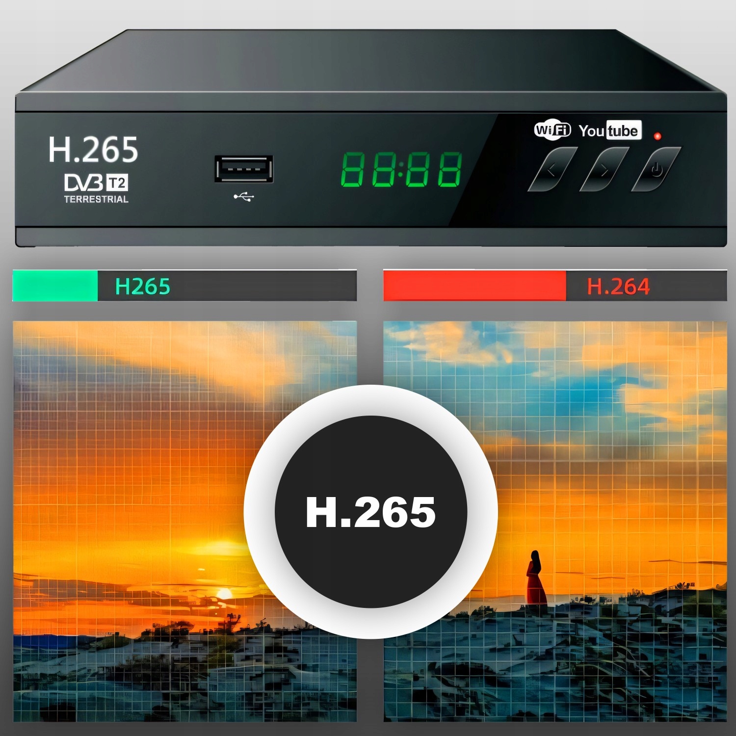 Tuner DVB-T2 RETOO ER1238