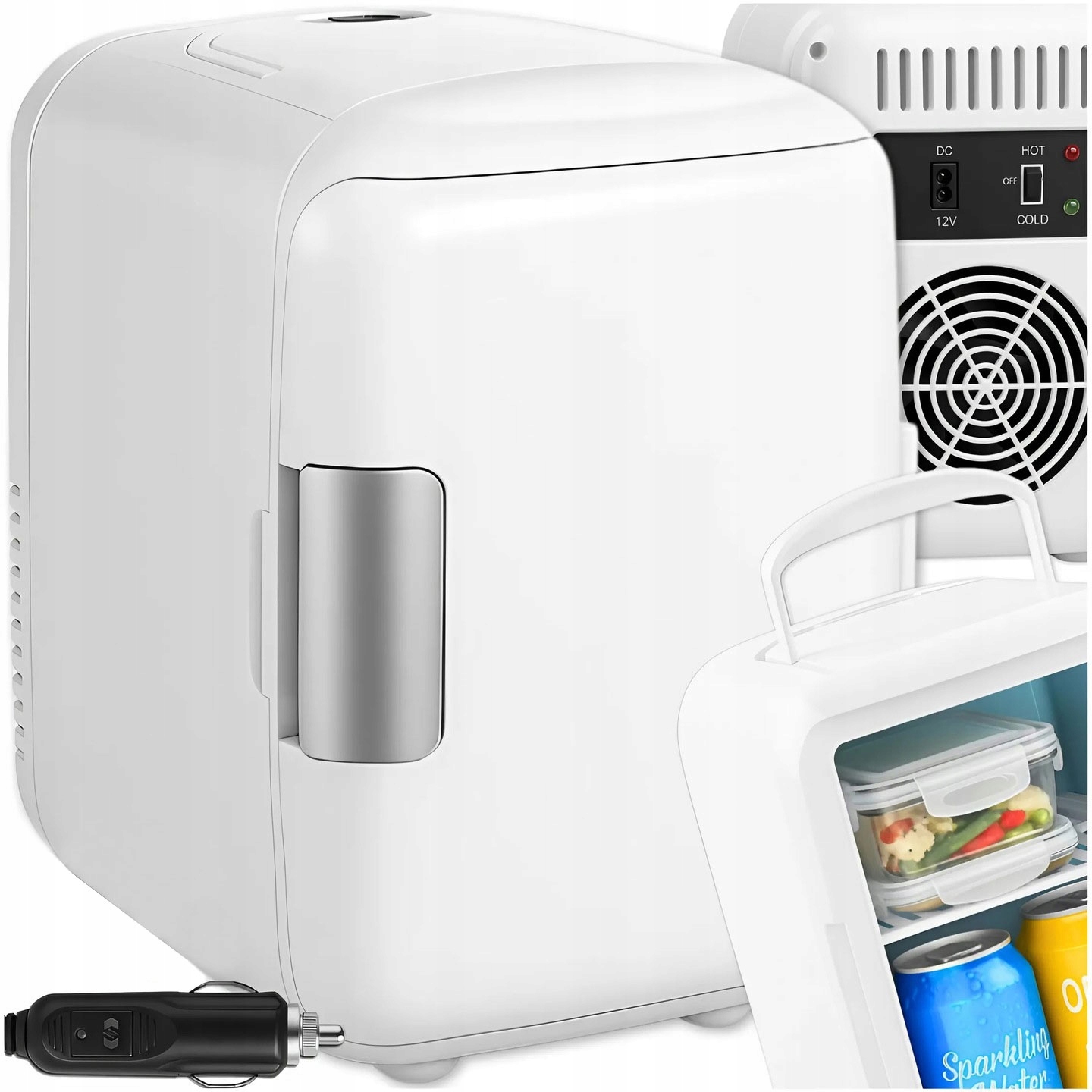 LODÓWKA SAMOCHODOWA TURYSTYCZNA PRZENOŚNA CHŁODZENIE I GRZANIE 12V DO AUTA