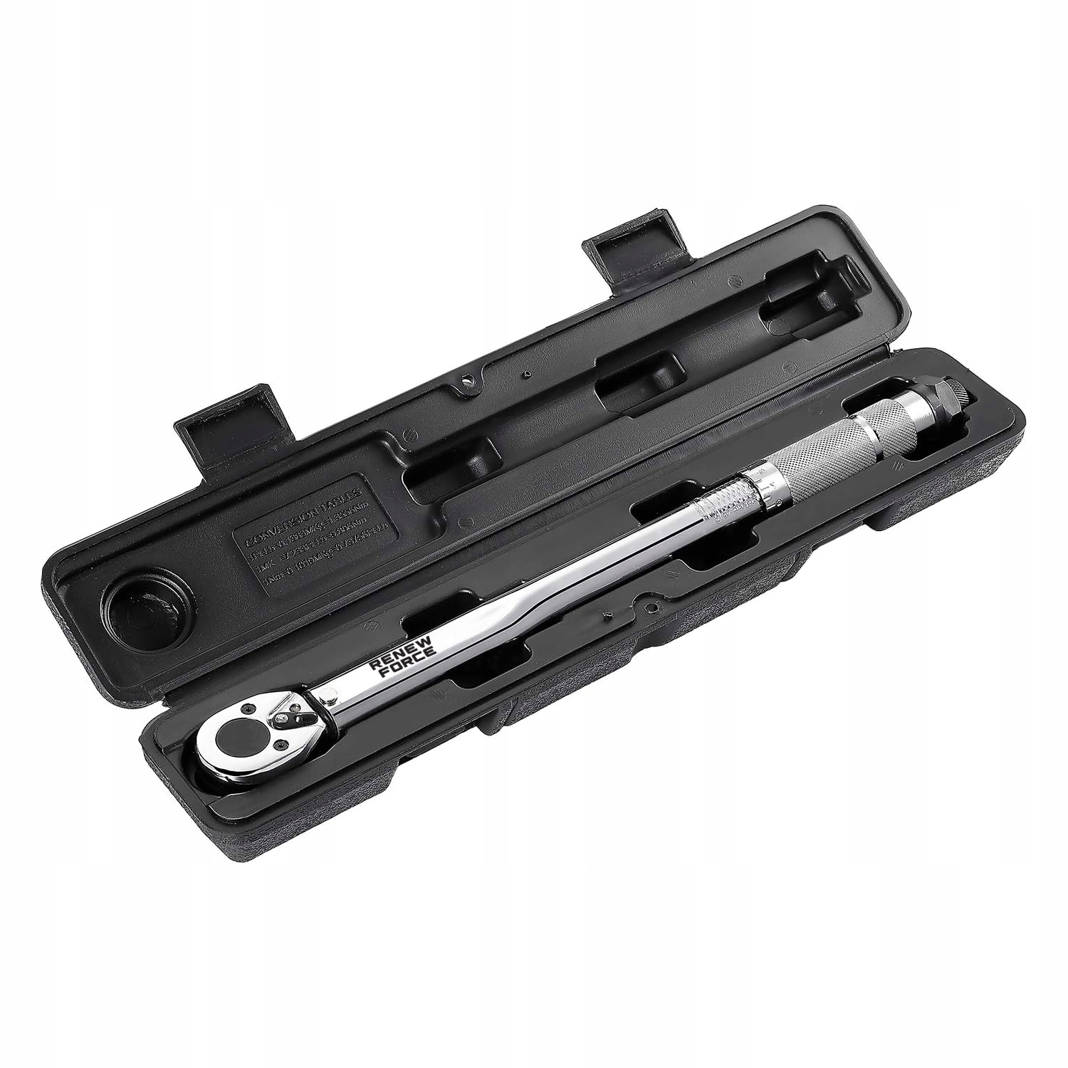 Klucz Dynamometryczny 3/8 7-112nm 370mm z Blokadą Dwukierunkowy z Etui