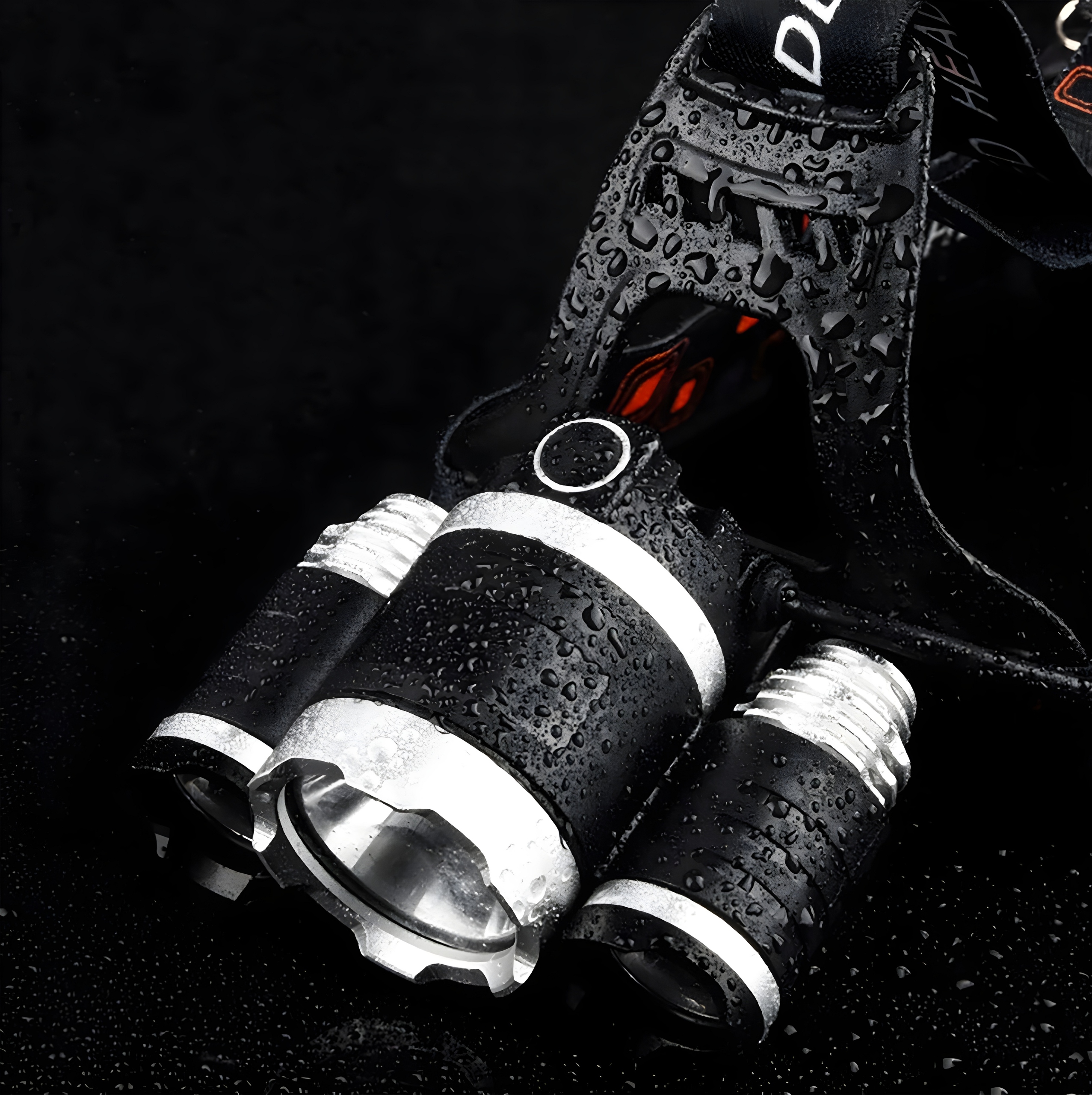 MOCNA LATARKA CZOŁOWA AKUMULATOROWA 3x LED CREE XM L T6 CZOŁÓWKA NA GŁOWĘ