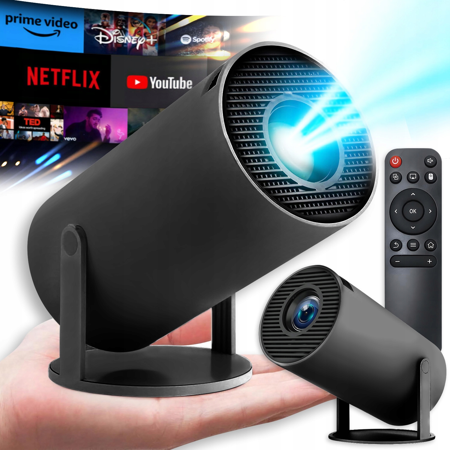 Projektor LED Renew Force RZUTNIK PROJEKTOR DO LAPTOPA KOMPUTERA 130 CALI