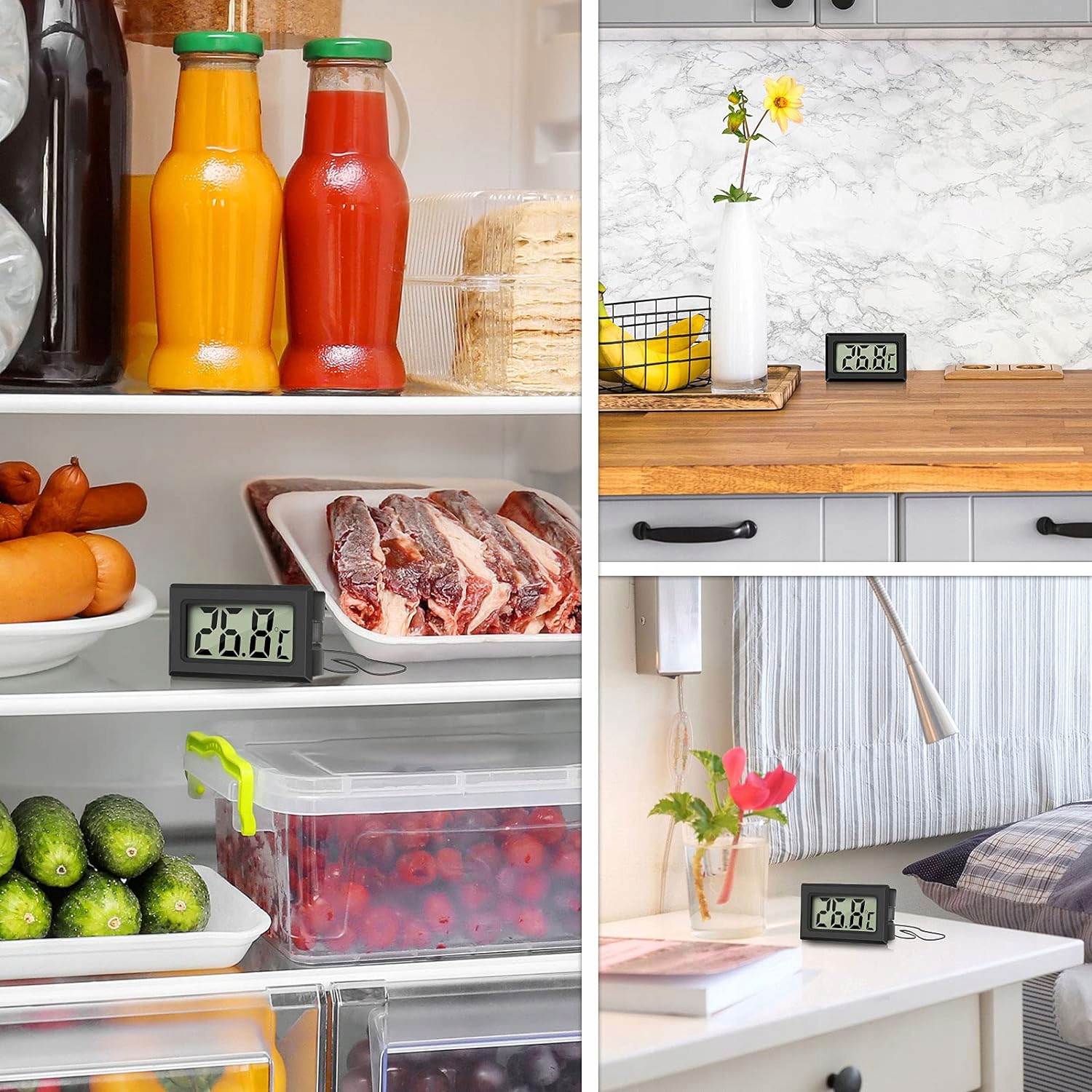 Termometr Interlook KTM-050 czarny