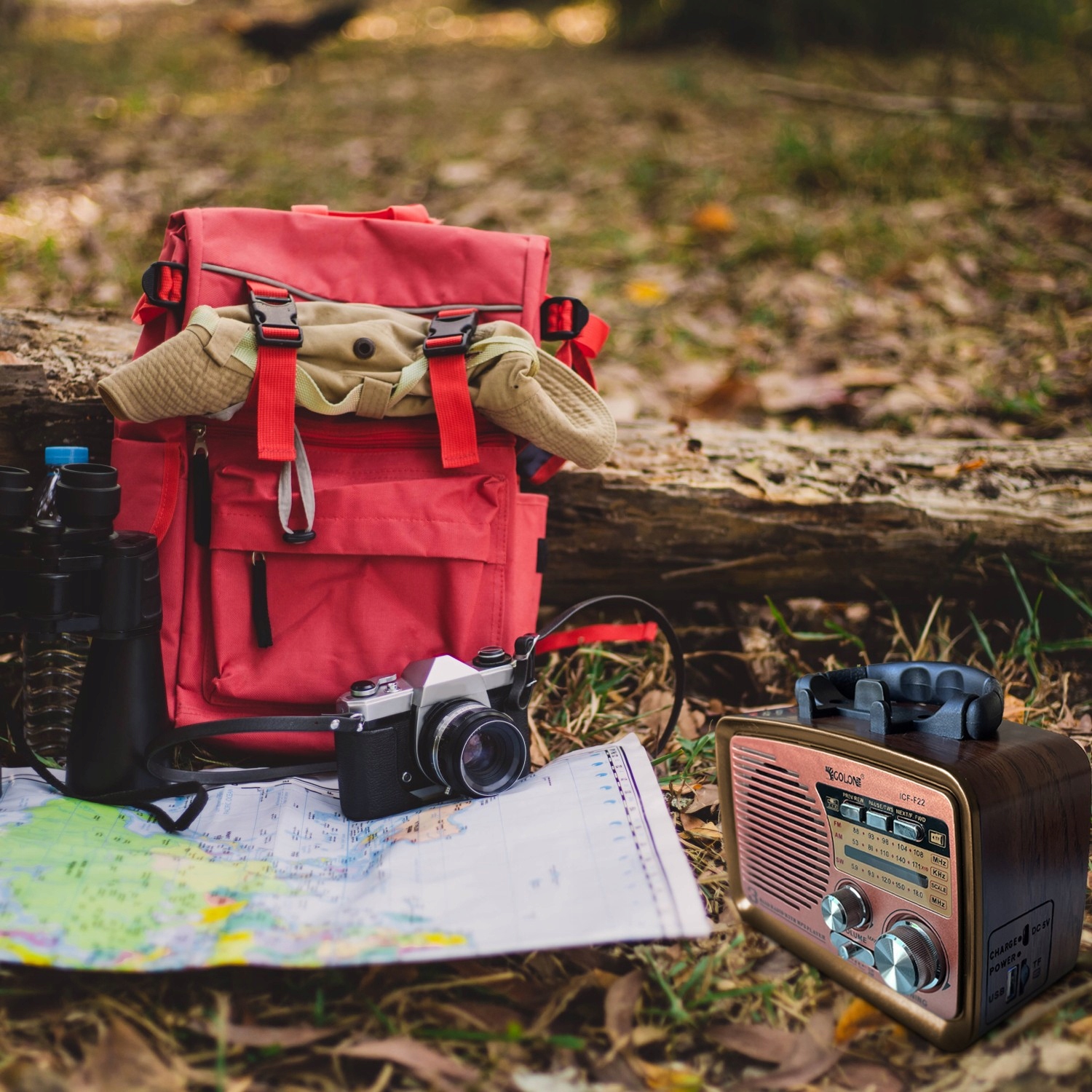 Radio baterie AM RETOO E972-2