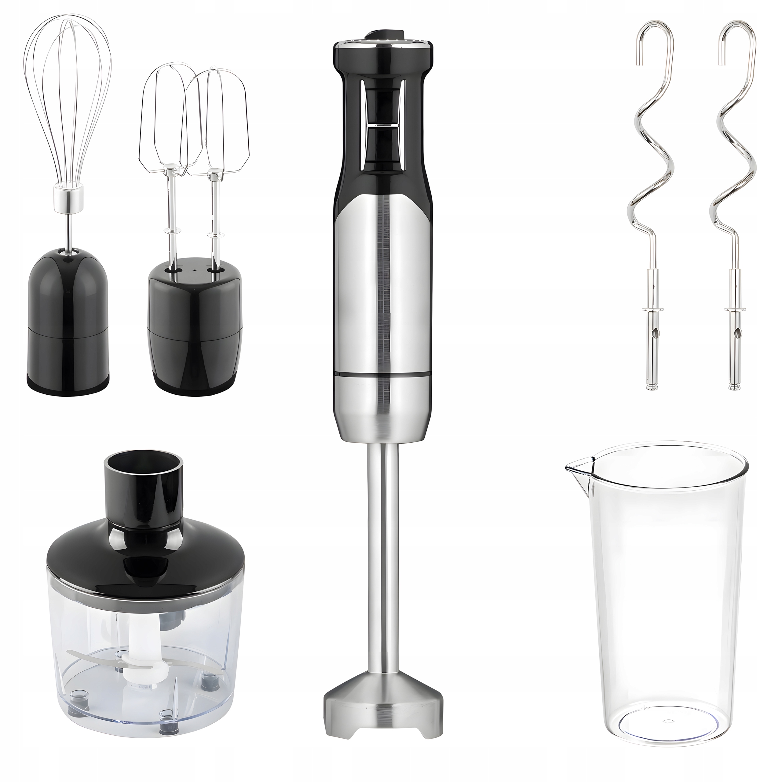 Blender ręczny Retoo Bledner OR1106 1200 W srebrny/szary